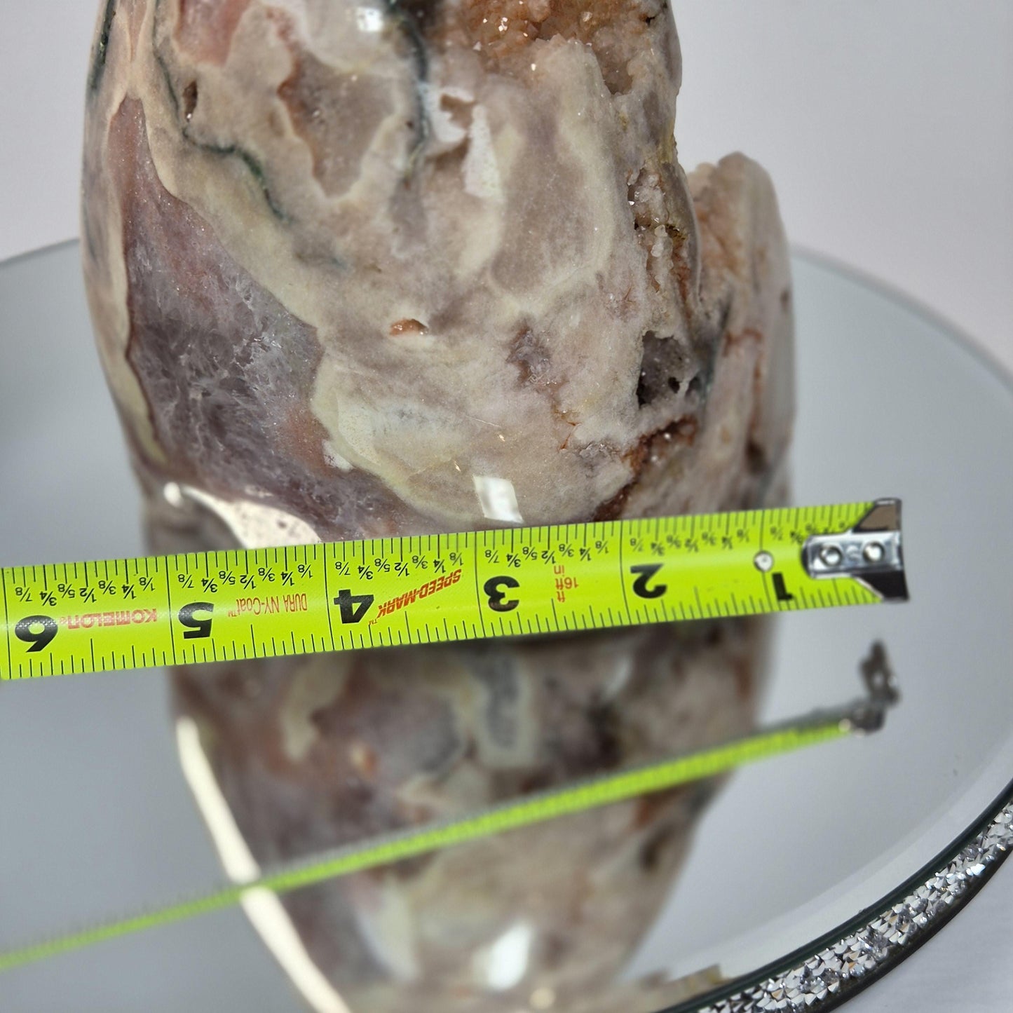Pink Amethyst Freeform - Druzy Bubble Formation, Brazil, 6 x 5in, 6.19 lb Statement Crystal, Collector Specimen Crystal Hoarder