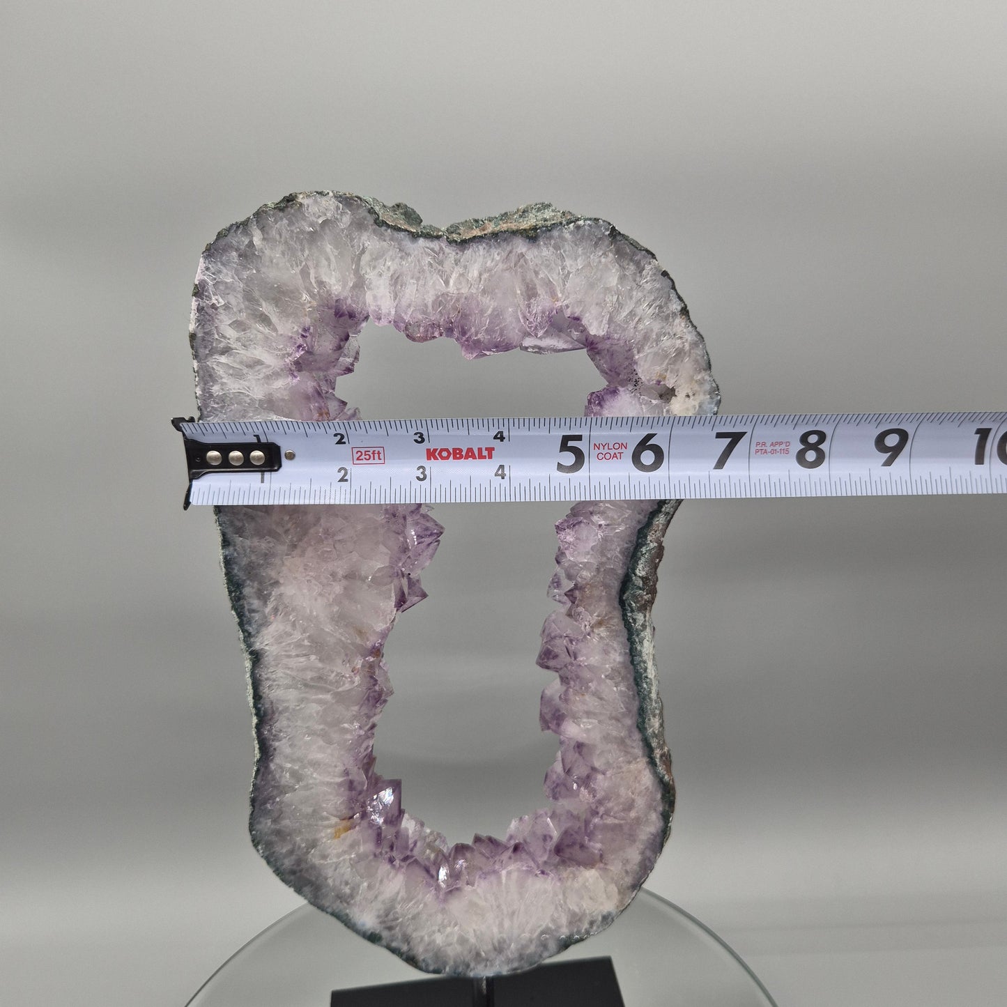 Amethyst Portal from Brazil - 15in Tall Natural Amethyst Crystal Portal with Stalactite Flower Formation 5.45 lb Crystal Hoarder