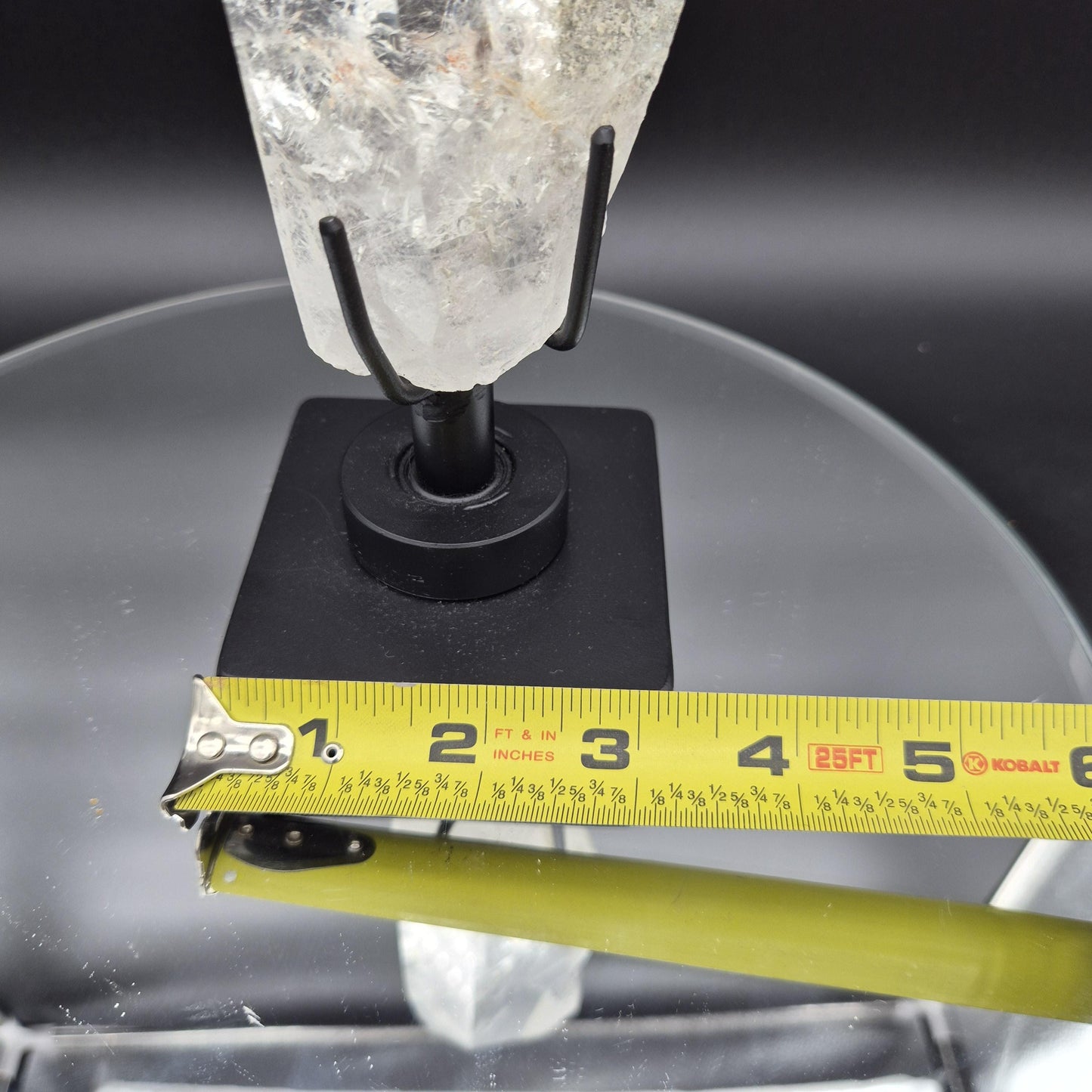 AAA+ Water Clear Lemurian Quartz - Record Keeper - Strawberry - Golden Healer - Rainbows - 2.64 lbs - 9.5 x 3in - Rare One of a Kind Crystal Hoarder