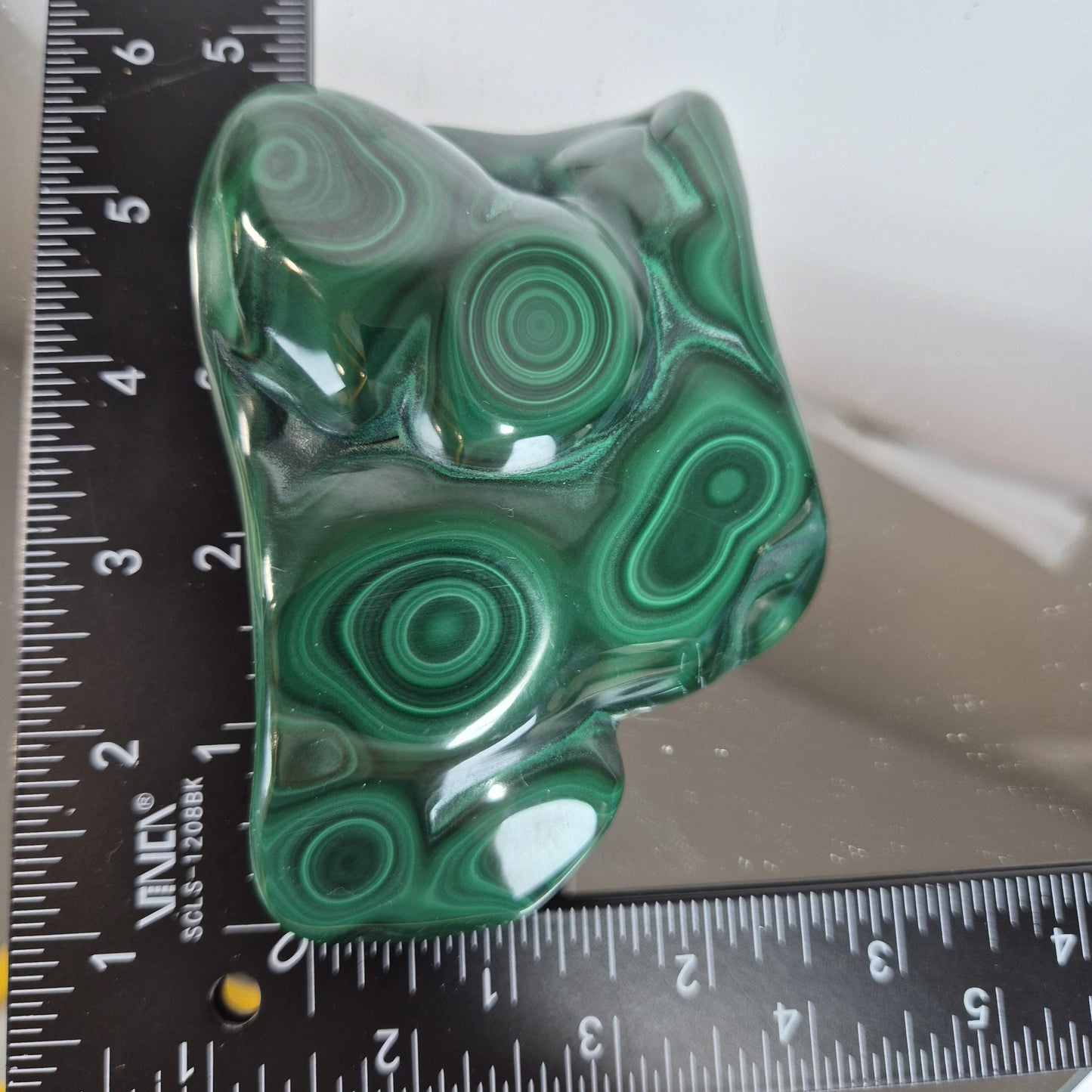 Polished Malachite from Congo - 1.07 lbs - Collector Grade Display Stone - AAA+ Quality Crystal Hoarder