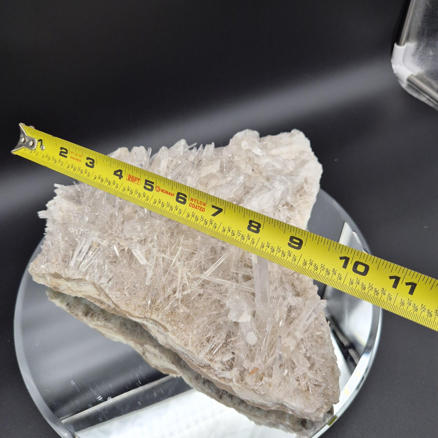 Huge Water Clear Needle Lemurian Quartz Cluster - Colombia - 8.72 lbs - 10 x 9in - Collector Grade Crystal Hoarder