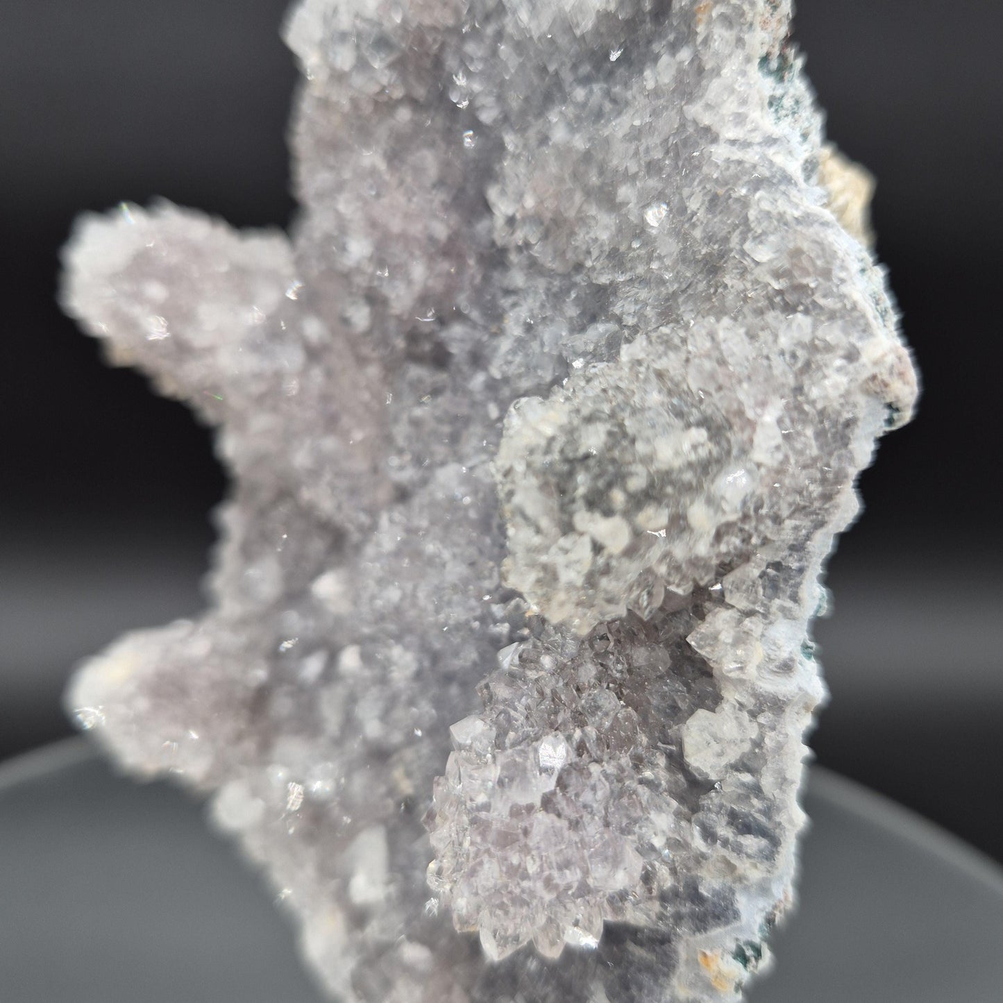 Rare Amethyst Zeolite with Stalactite Formation | 7.5 x 4in | 1.26 lb Amethyst Flower | Unique Crystal Specimen Crystal Hoarder