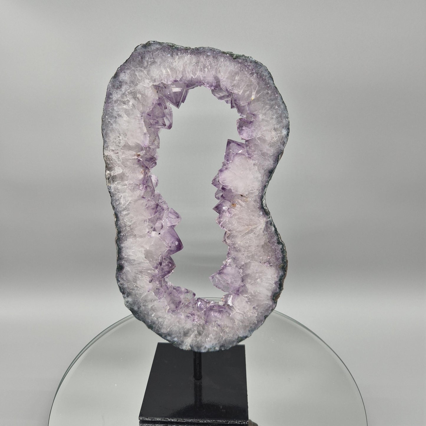 Amethyst Portal from Brazil - 12.5in Tall Natural Amethyst Crystal Portal  4.04 lb Crystal Hoarder