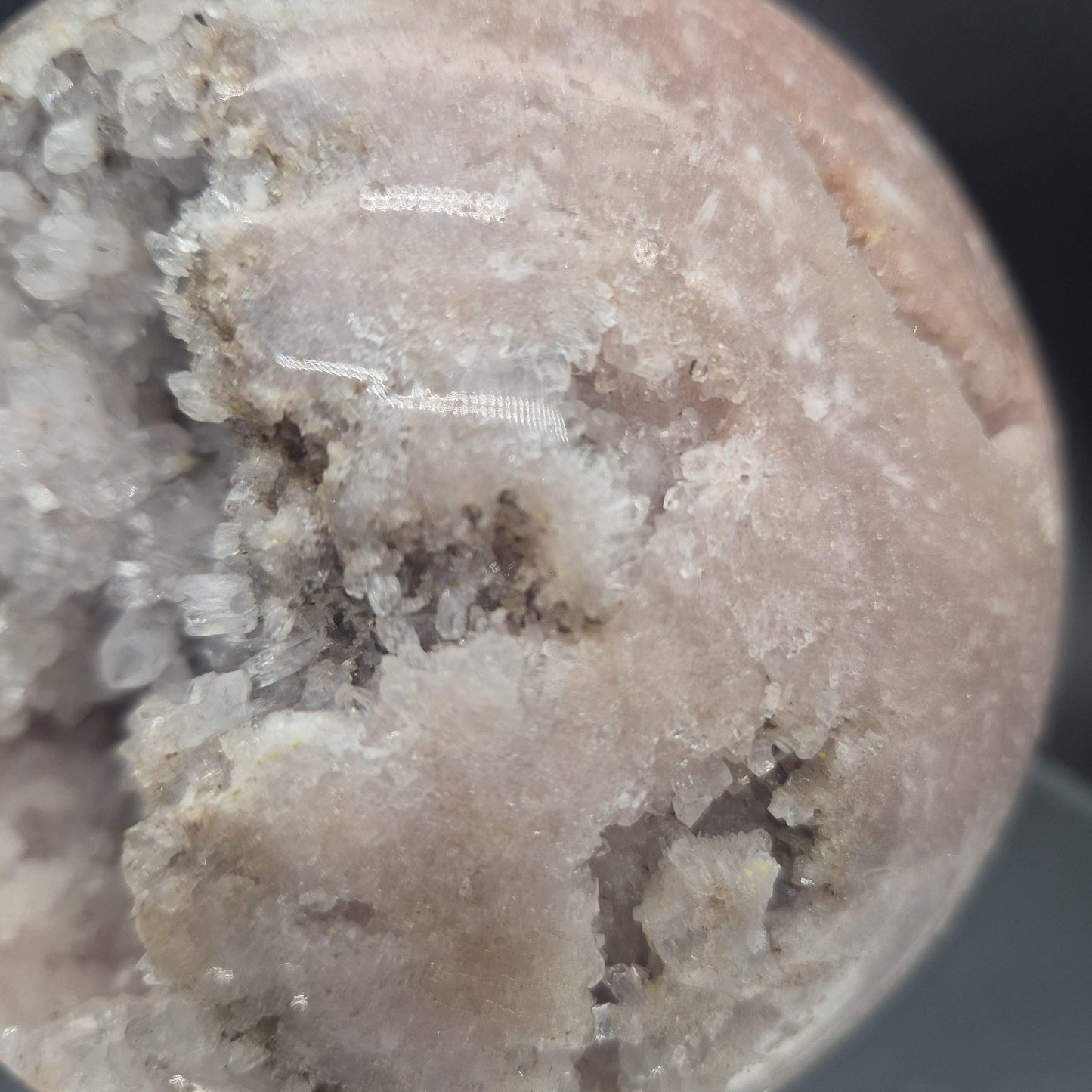 Huge AAA+ Pink Amethyst Sphere - 5 Inch (125mm) - 6.62 lbs - Brazil - Rare High-End Crystal Decor Crystal Hoarder