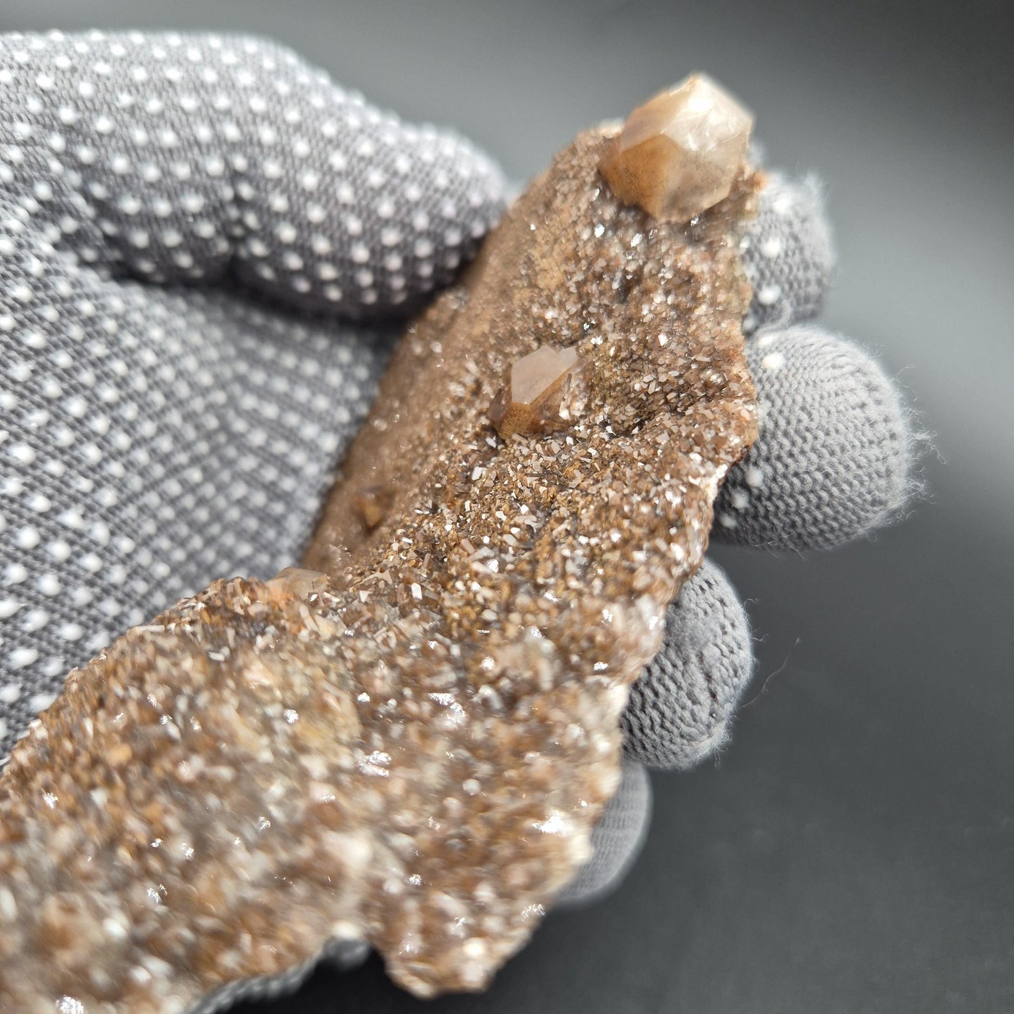 Rare AAA+ Red Sugar Diamond Calcite Crystal | Santa Eulalia, Mexico | Potosi Mine | 3.52 oz Crystal Hoarder
