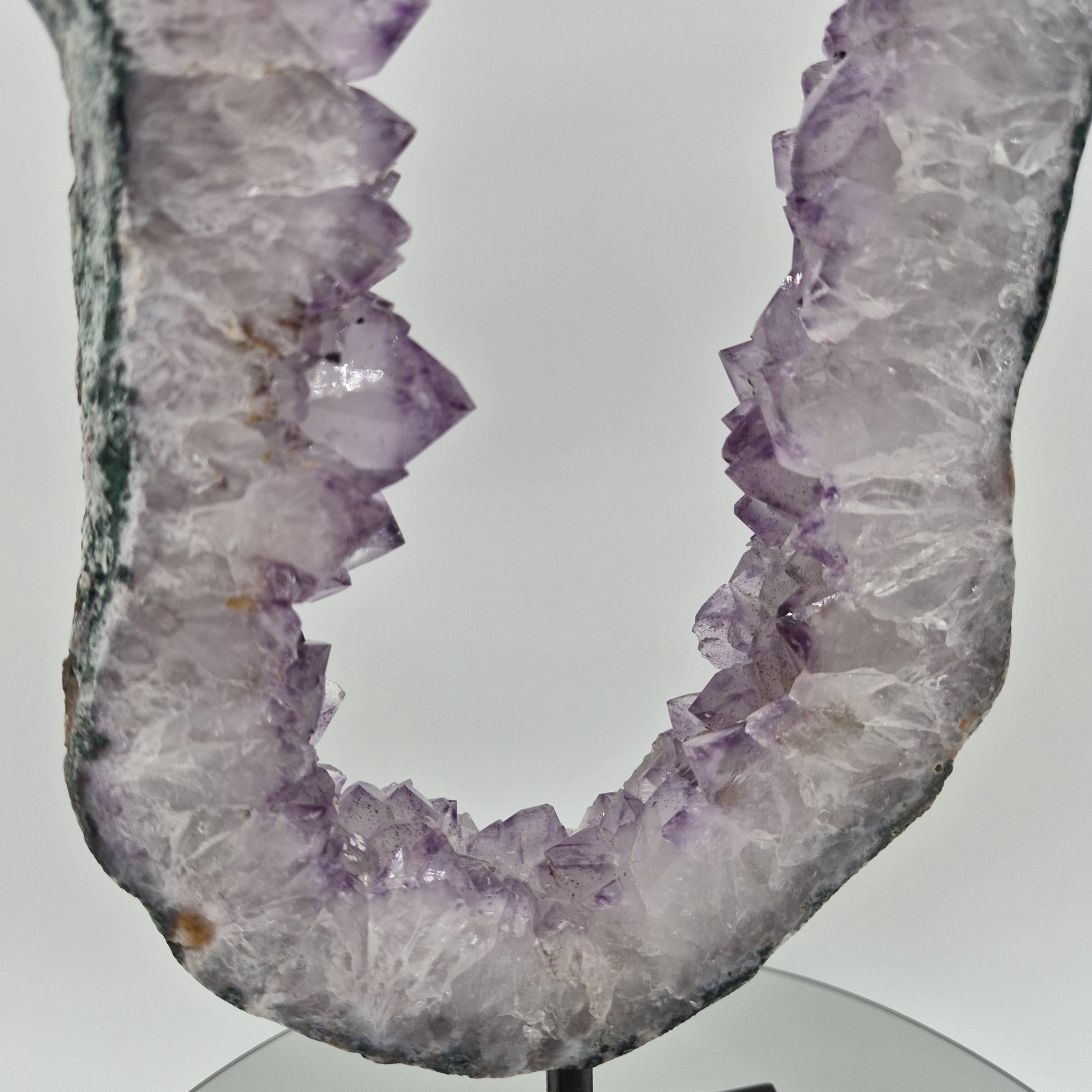 Amethyst Portal from Brazil - 16in Tall Natural Amethyst Crystal Portal | 7.14 lb Amethyst Specimen Crystal Hoarder