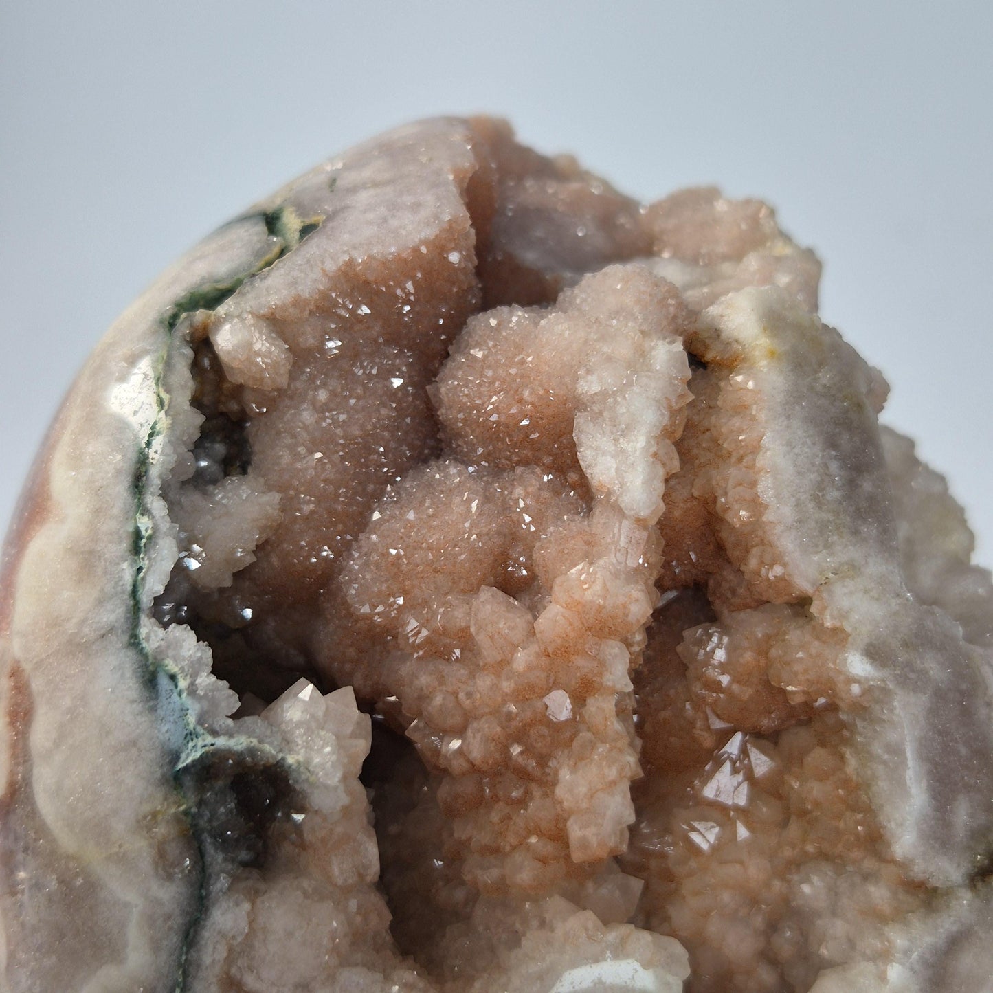Pink Amethyst Freeform - Druzy Bubble Formation, Brazil, 6 x 5in, 6.19 lb Statement Crystal, Collector Specimen Crystal Hoarder
