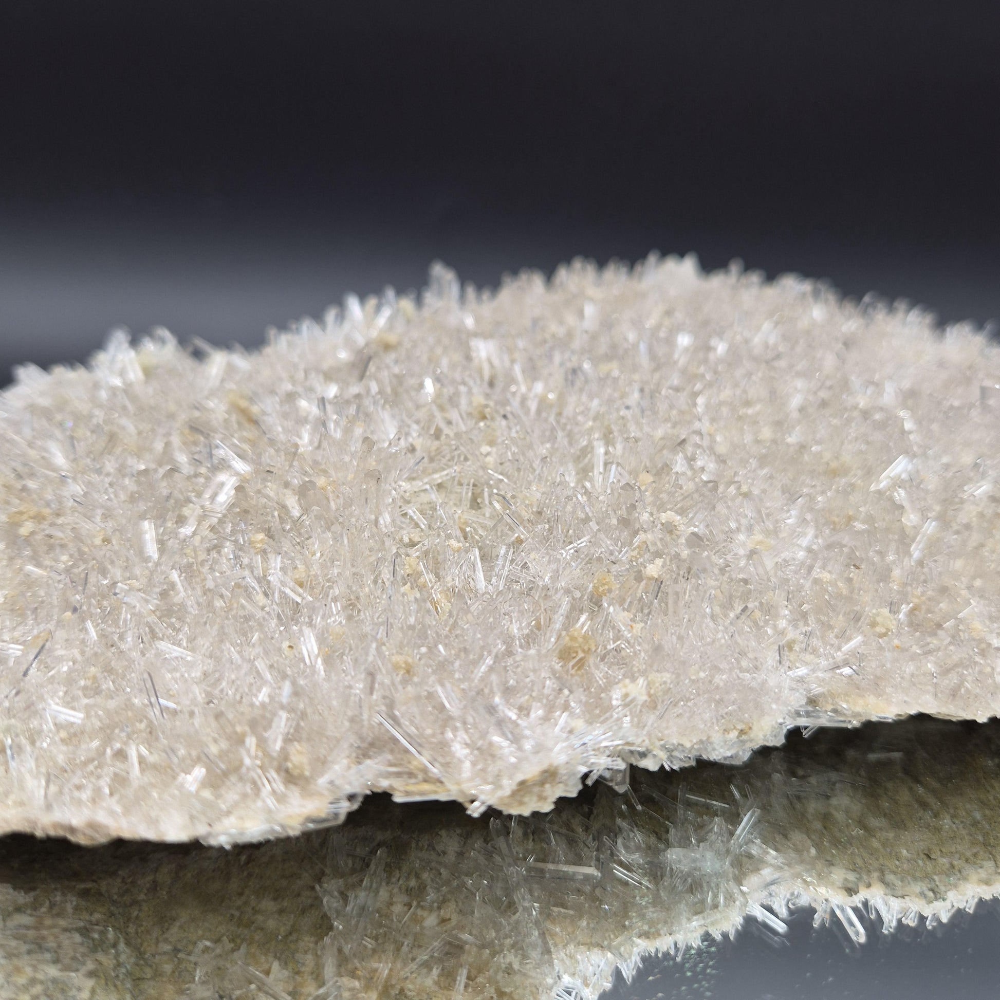 AAA+ Super Rare Lemurian Needle Quartz Plate Slab with Thousands of Needles Colombia 3.68 lbs Crystal Hoarder Crystal Hoarder