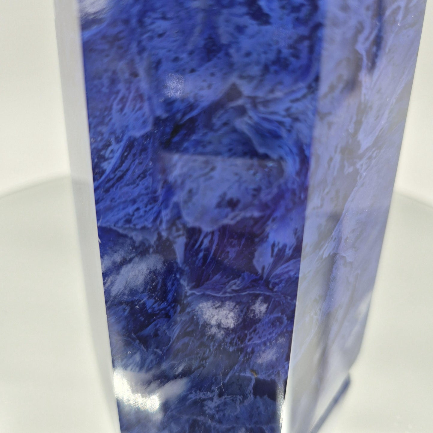 High Quality Blue Smelting Quartz Tower (Man-Made) – Also Known as Blue Goldstone Crystal Hoarder