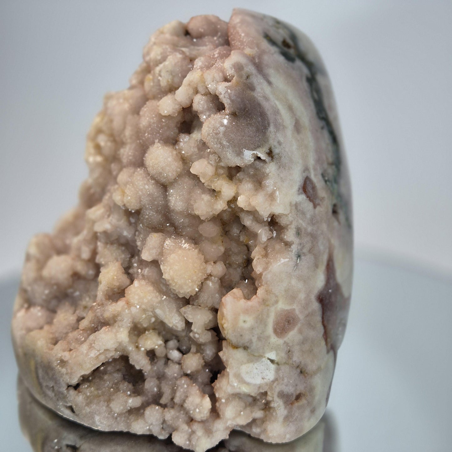 Pink Amethyst Freeform - Druzy Bubble Formation, Brazil, 6 x 5in, 6.19 lb Statement Crystal, Collector Specimen Crystal Hoarder