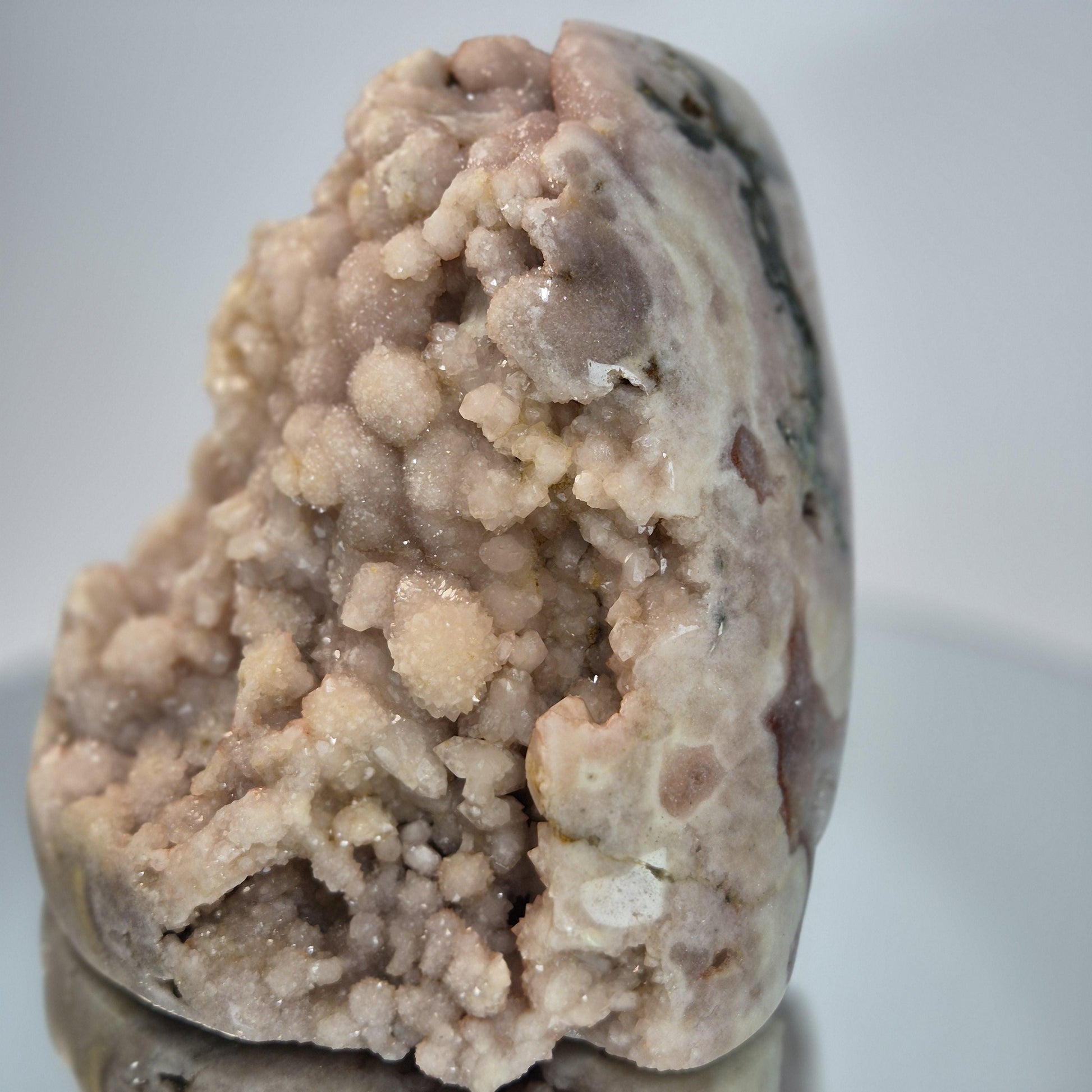 Pink Amethyst Freeform - Druzy Bubble Formation, Brazil, 6 x 5in, 6.19 lb Statement Crystal, Collector Specimen Crystal Hoarder