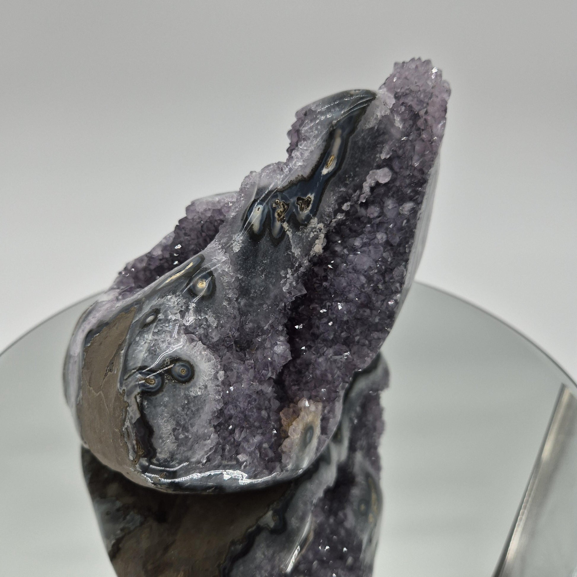 Super Rare AAA+ Amethyst Stalactite Eyes Mountain  Druzy Formation - Brazil - 5.7 lbs Crystal Hoarder