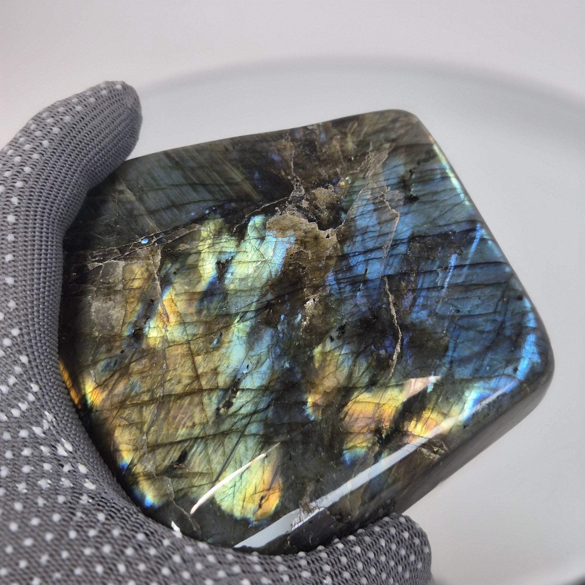 2.3 lb Labradorite Freeform - Strong Flash & Shimmer Crystal Hoarder