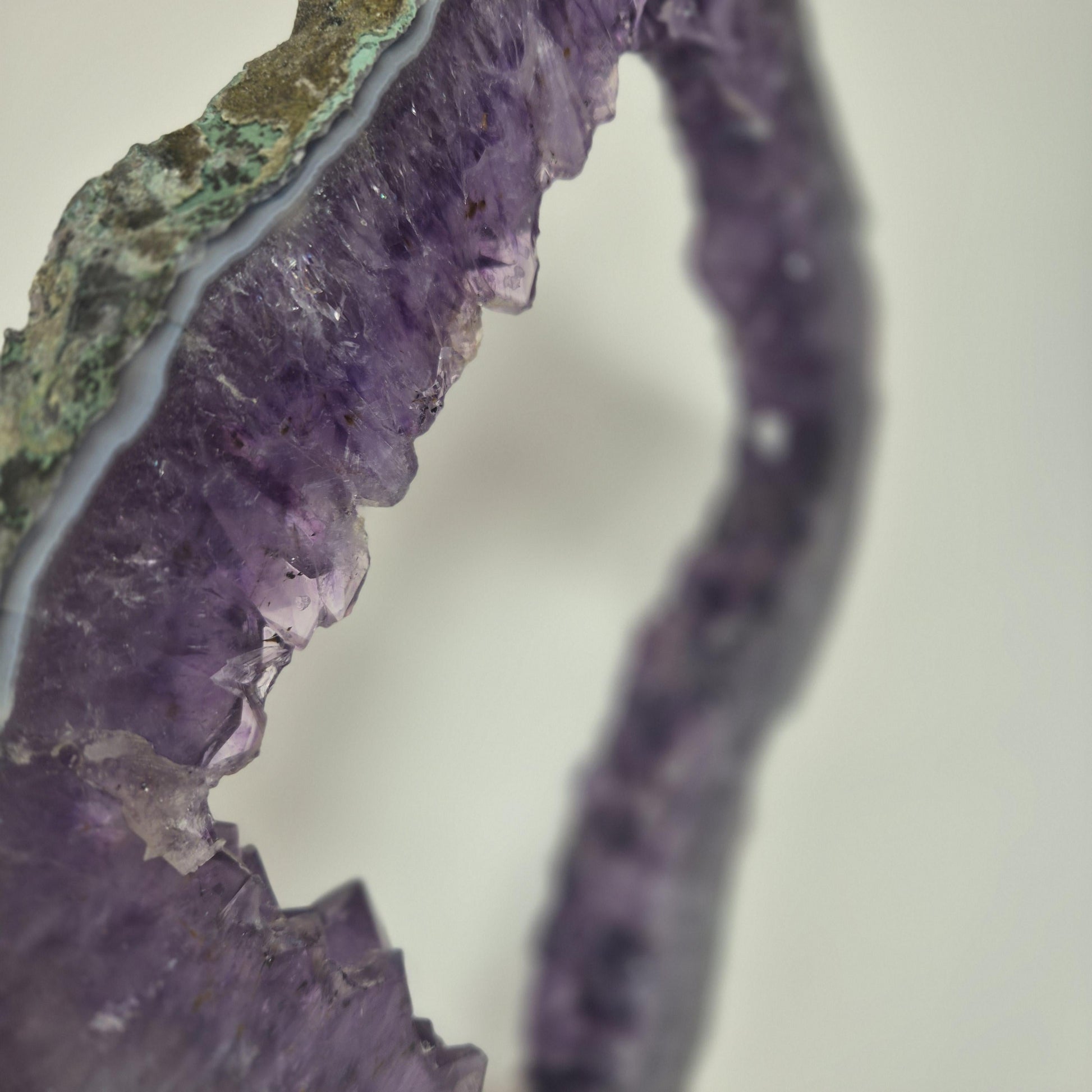 AAA+ Brazilian Amethyst Portal Crystal - Polished Gemstone Crystal Hoarder