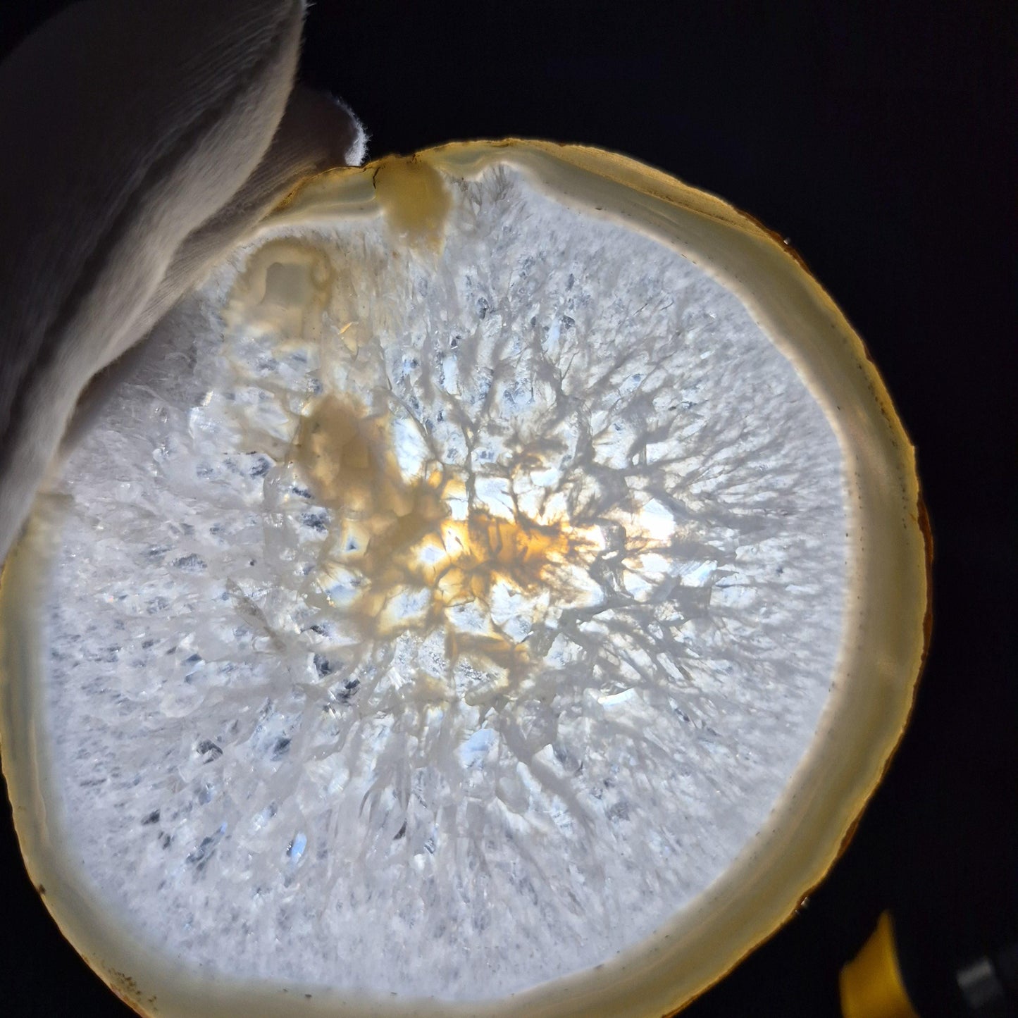 Set of 10 Agate Slices with Quartz | 2.43 lbs Total | 4in Natural Crystal Slices | Polished Gemstone Decor | Collector Grade Display Pieces Crystal Hoarder