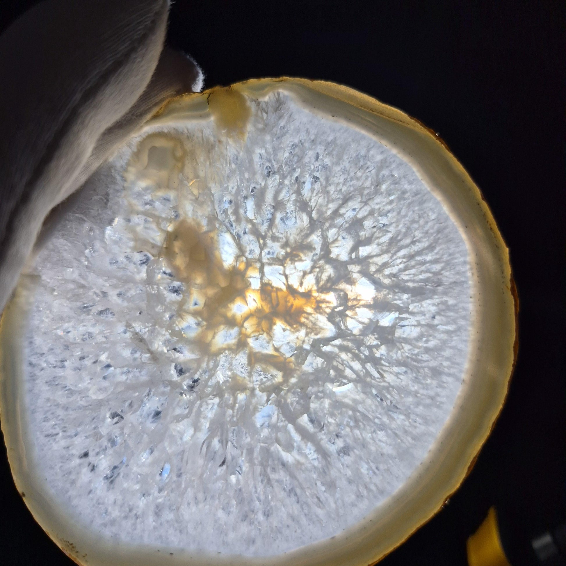 Set of 10 Agate Slices with Quartz | 2.43 lbs Total | 4in Natural Crystal Slices | Polished Gemstone Decor | Collector Grade Display Pieces Crystal Hoarder