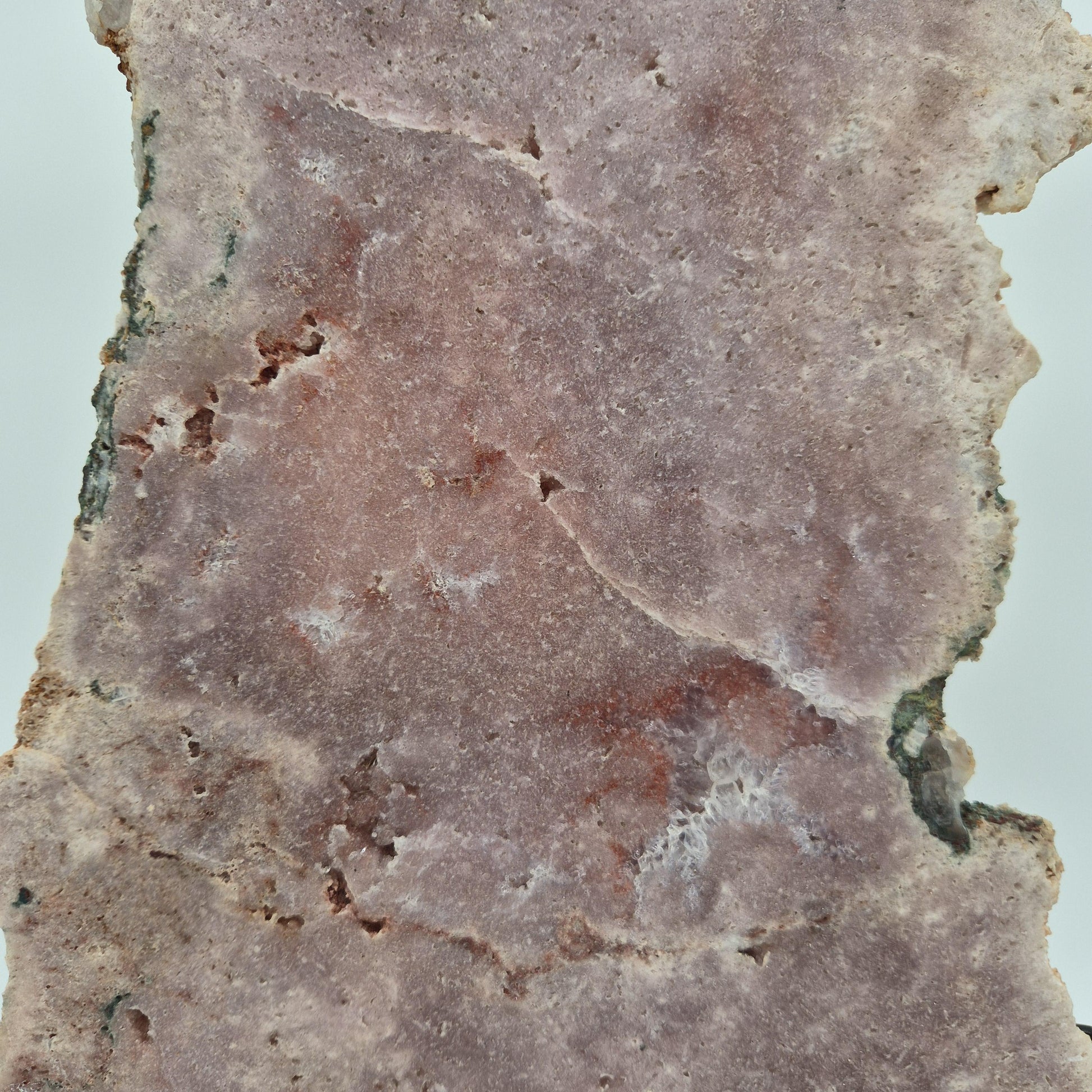 Pink Amethyst Slab on Stand - Brazil | 19in Tall Crystal Display Crystal Hoarder