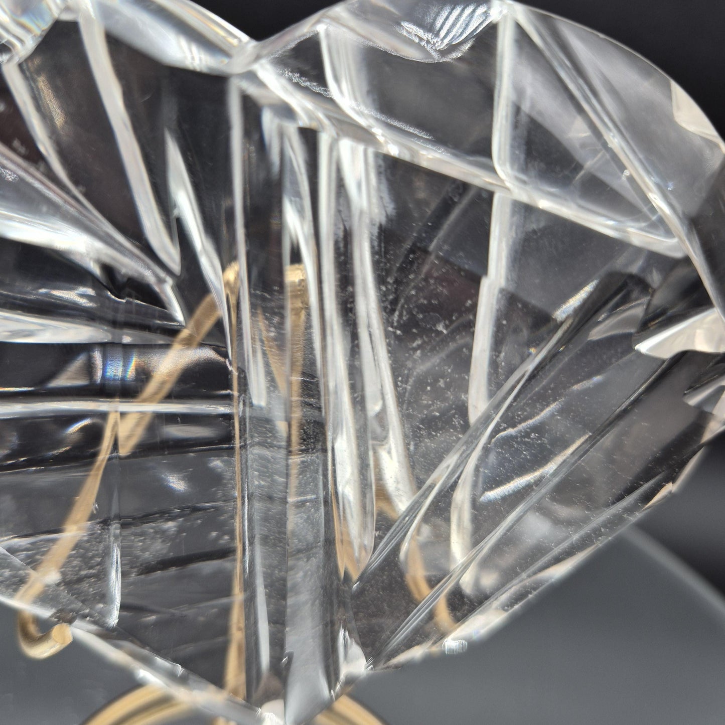 AAA+ Water Clear Quartz Faceted Heart - Hand Carved Brazil - 1.23 lbs - 5.5 x 4.5in - Rare One of a Kind Crystal Crystal Hoarder