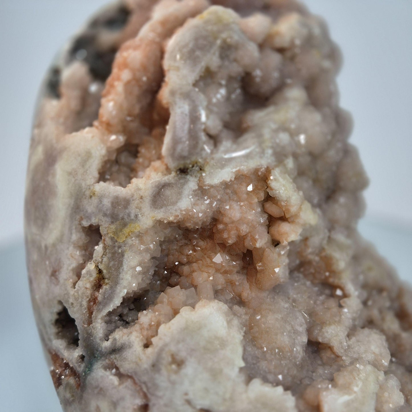 Pink Amethyst Freeform - Druzy Bubble Formation, Brazil, 6 x 5in, 6.19 lb Statement Crystal, Collector Specimen Crystal Hoarder