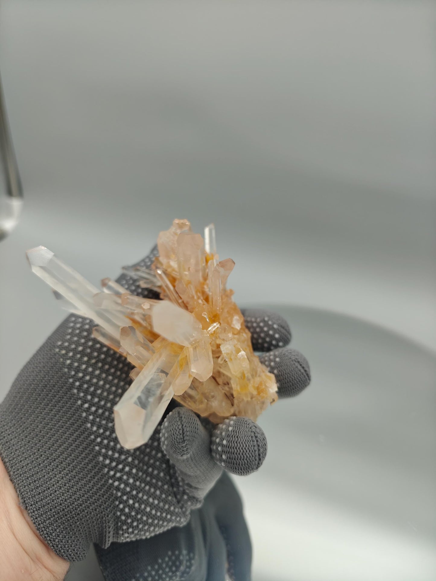 AAA+ Blue Smoke Golden Healer Lemurian Needle Cluster - Milton Mine, Colombia - 5 x 5in - 13.1 oz - Rare Crystal Specimen Crystal Hoarder