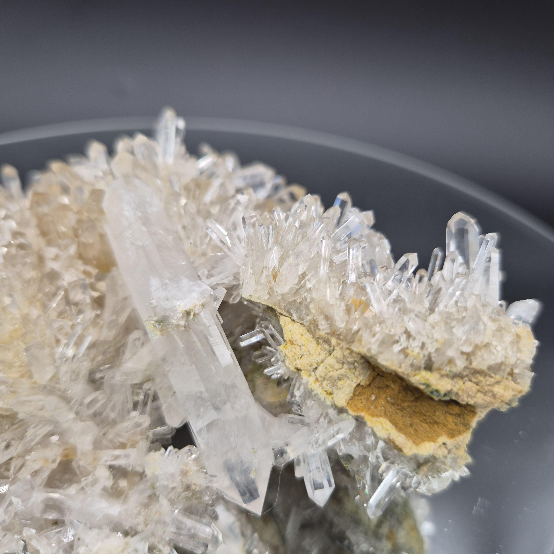 AAA+ Museum Quality Lemurian Quartz Cluster with Chlorite, Golden Healer & Double Terminated Tantric Point | 1.47 lbs Crystal Hoarder