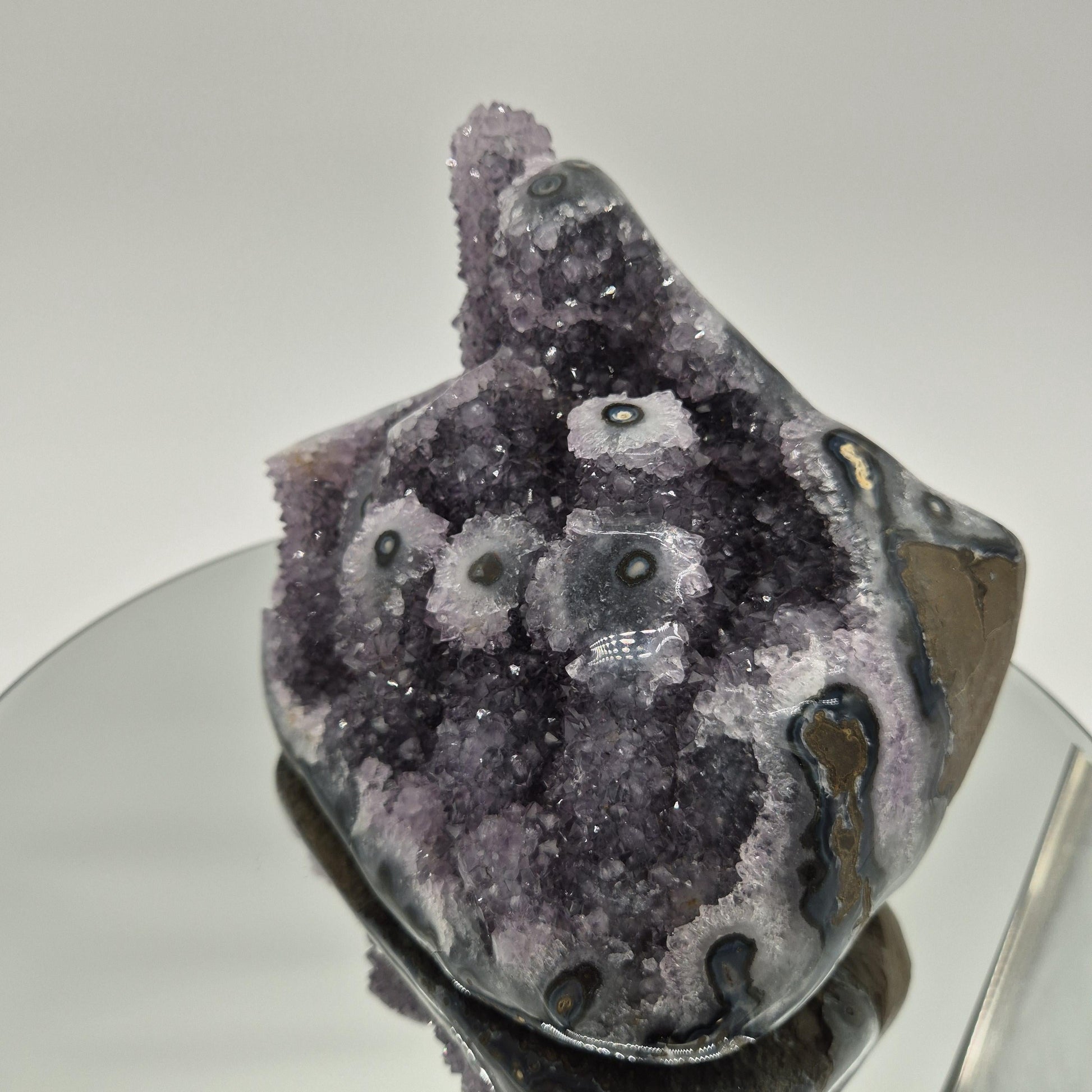 Super Rare AAA+ Amethyst Stalactite Eyes Mountain  Druzy Formation - Brazil - 5.7 lbs Crystal Hoarder