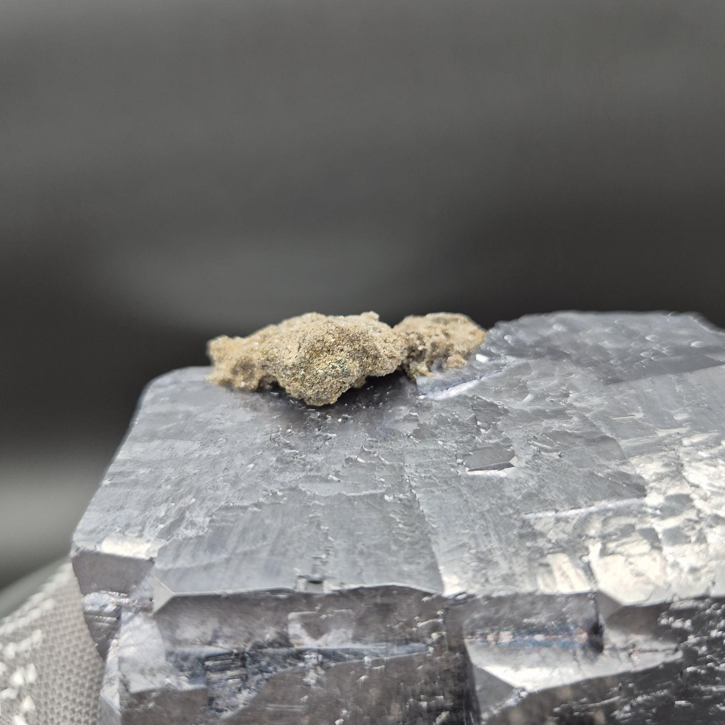 AAA+ Super Rare Cubed Galena with Sugar Quartz Missouri 4.86 lbs 3.25x3x2 Stepped Crystal Collector Crystal Hoarder