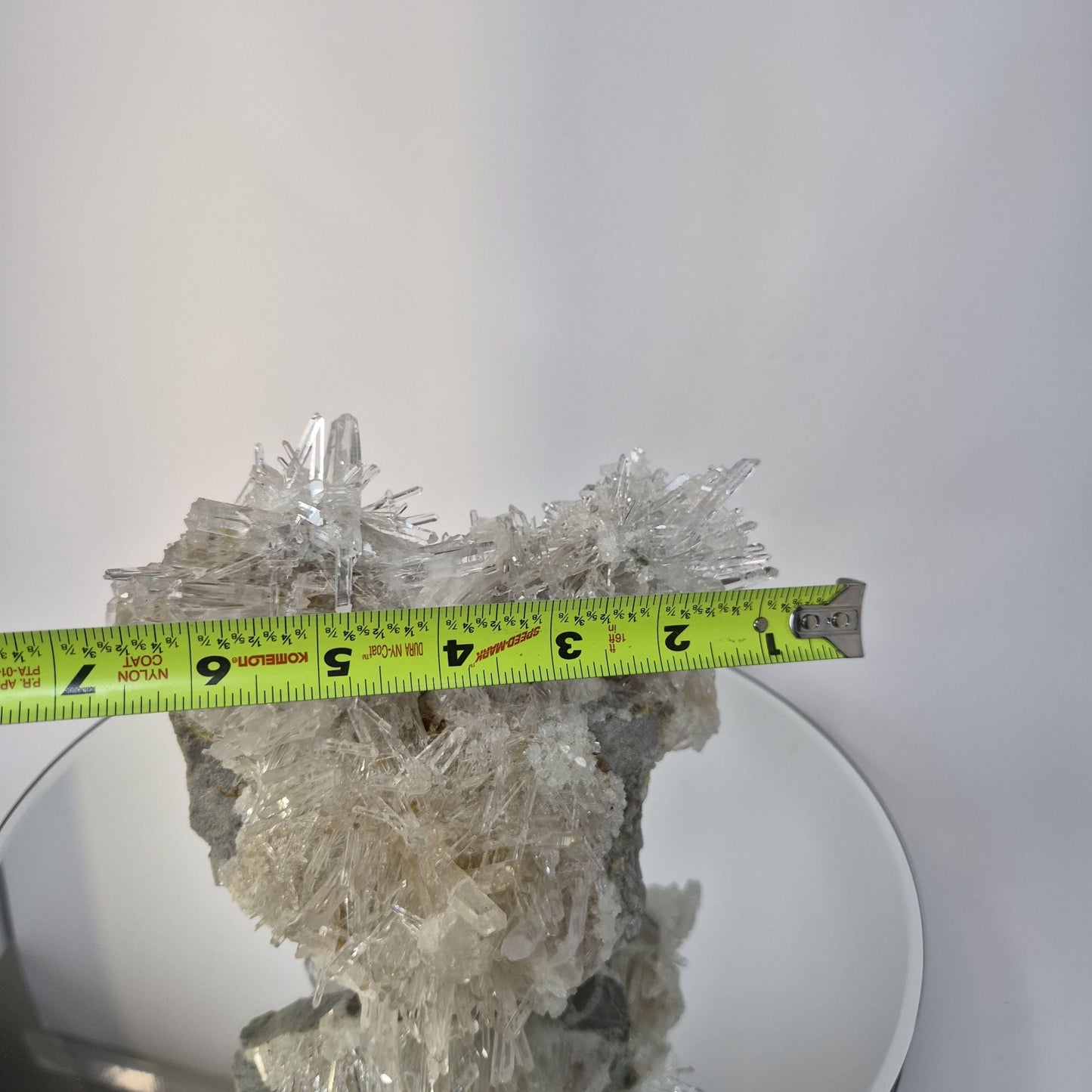 360° Needle Lemurian Quartz Cluster Crystal Hoarder
