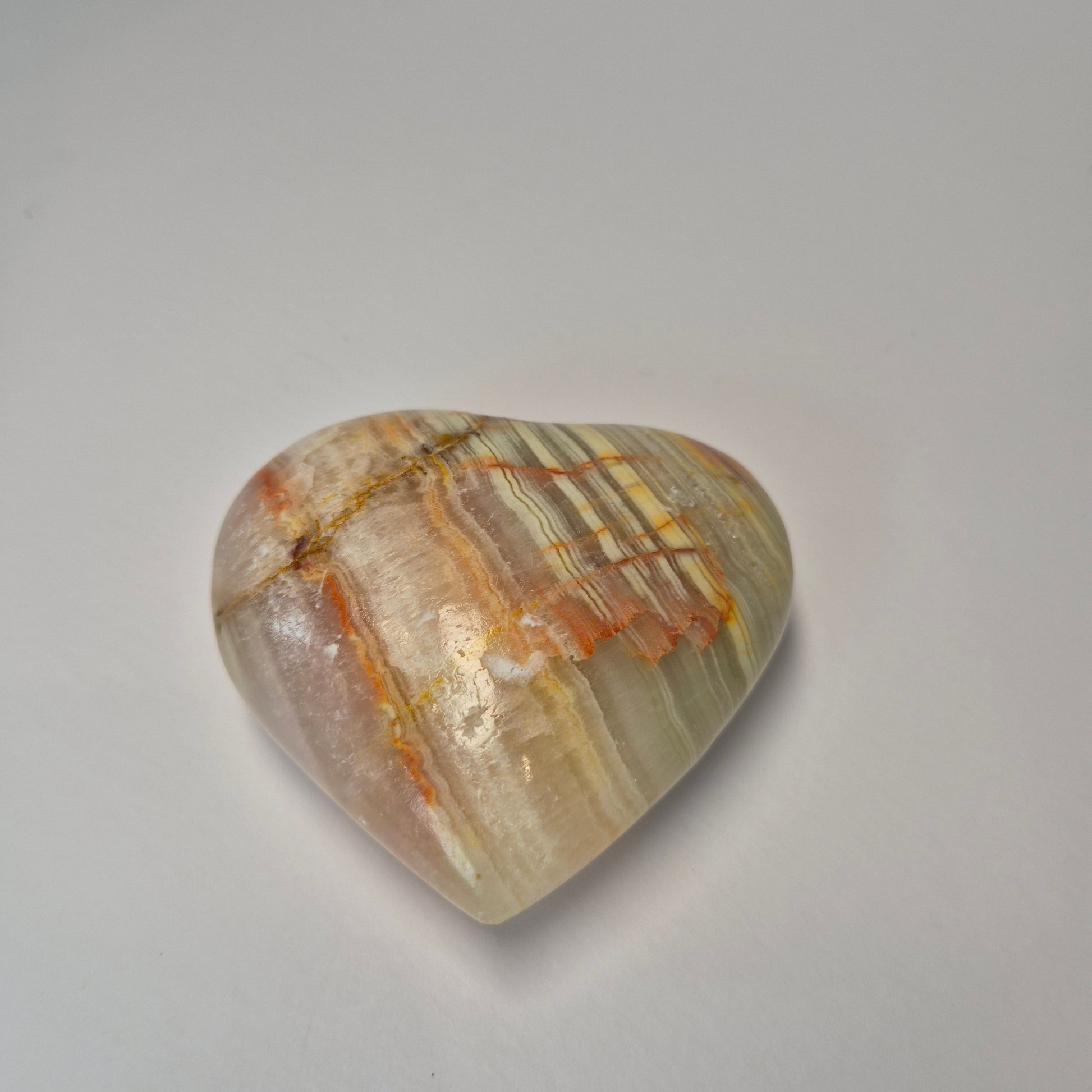 Green Onyx Heart Crystal Hoarder