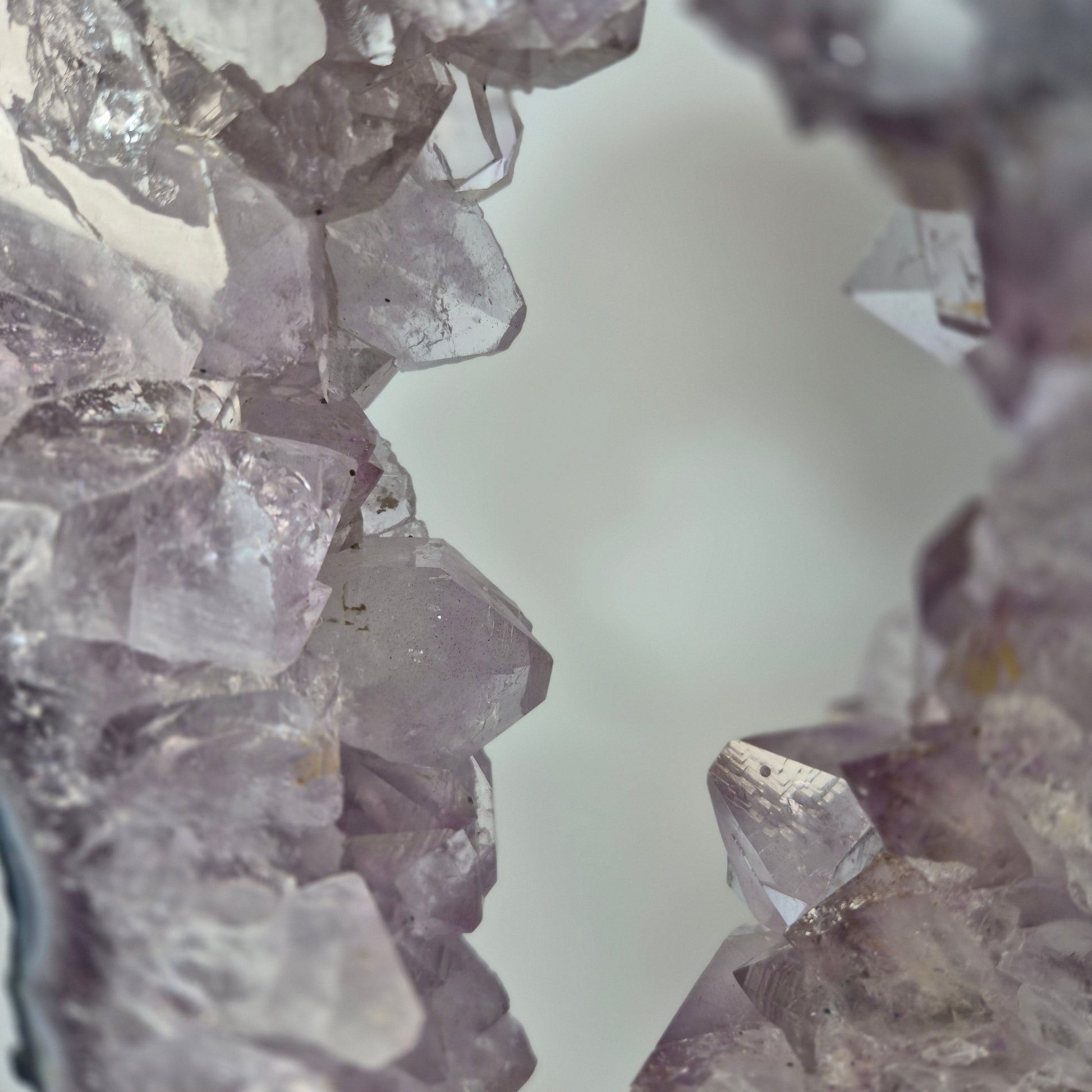 Amethyst Portal with Blue Banded Agate Crystal Hoarder