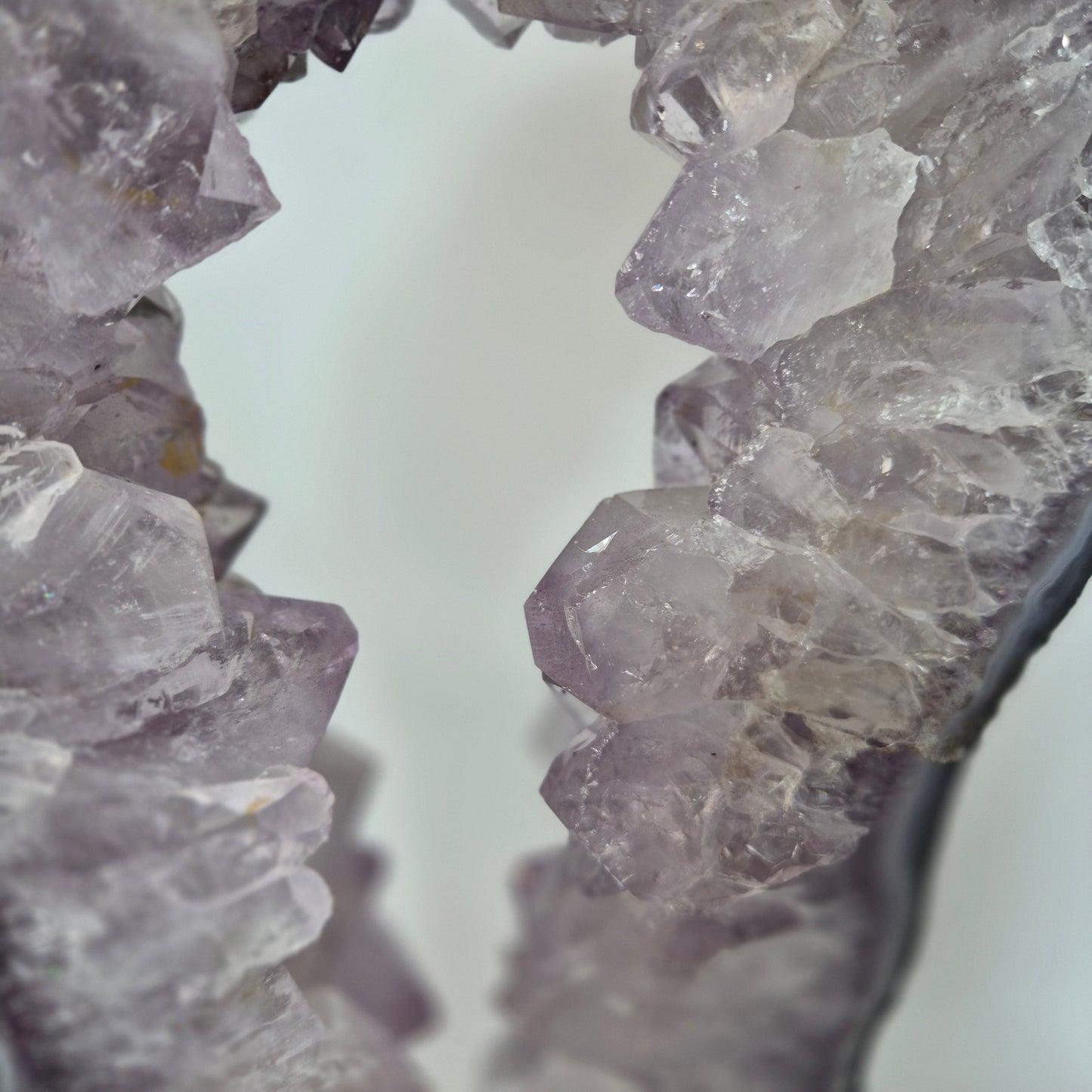 Amethyst Portal with Blue Banded Agate Crystal Hoarder