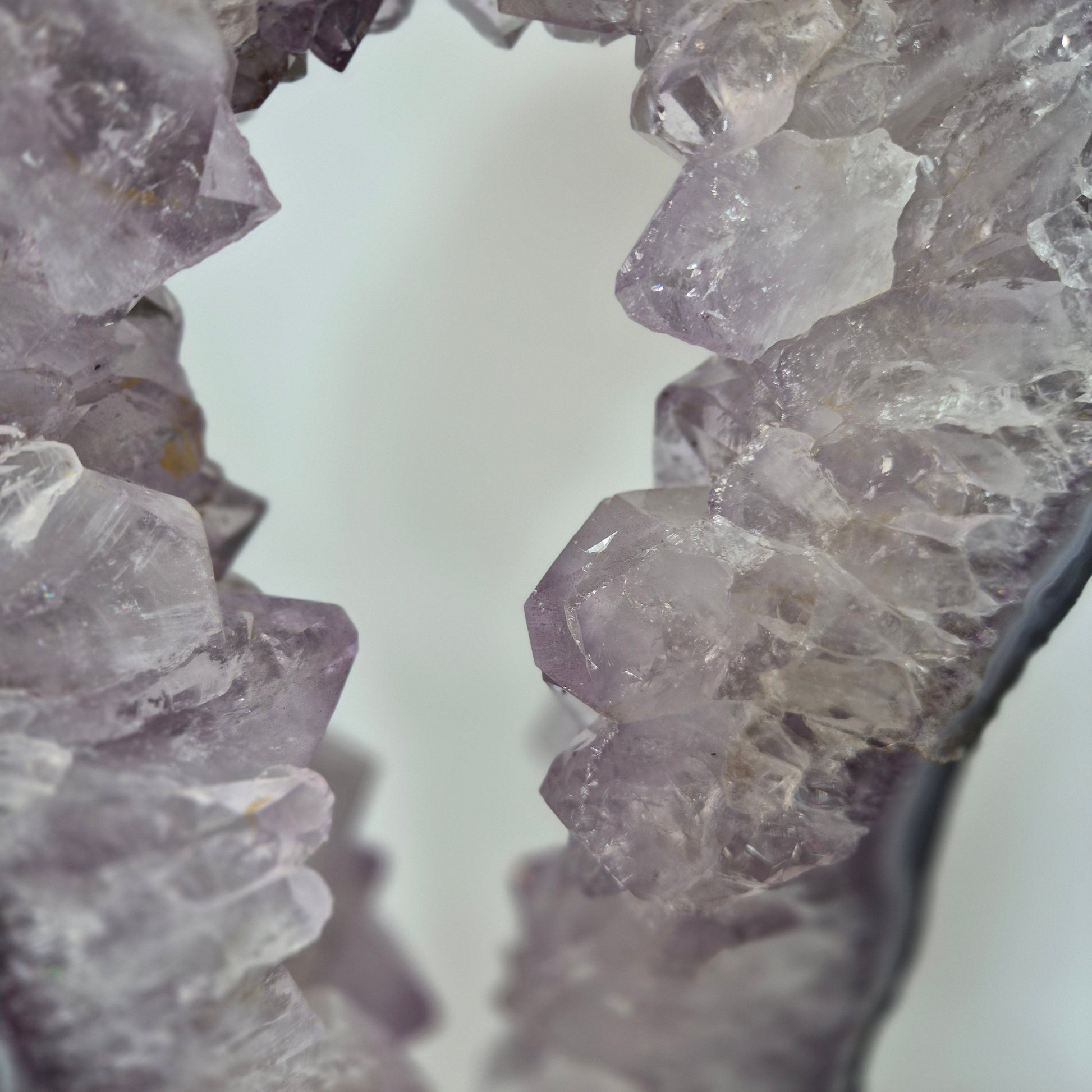 Amethyst Portal with Blue Banded Agate Crystal Hoarder