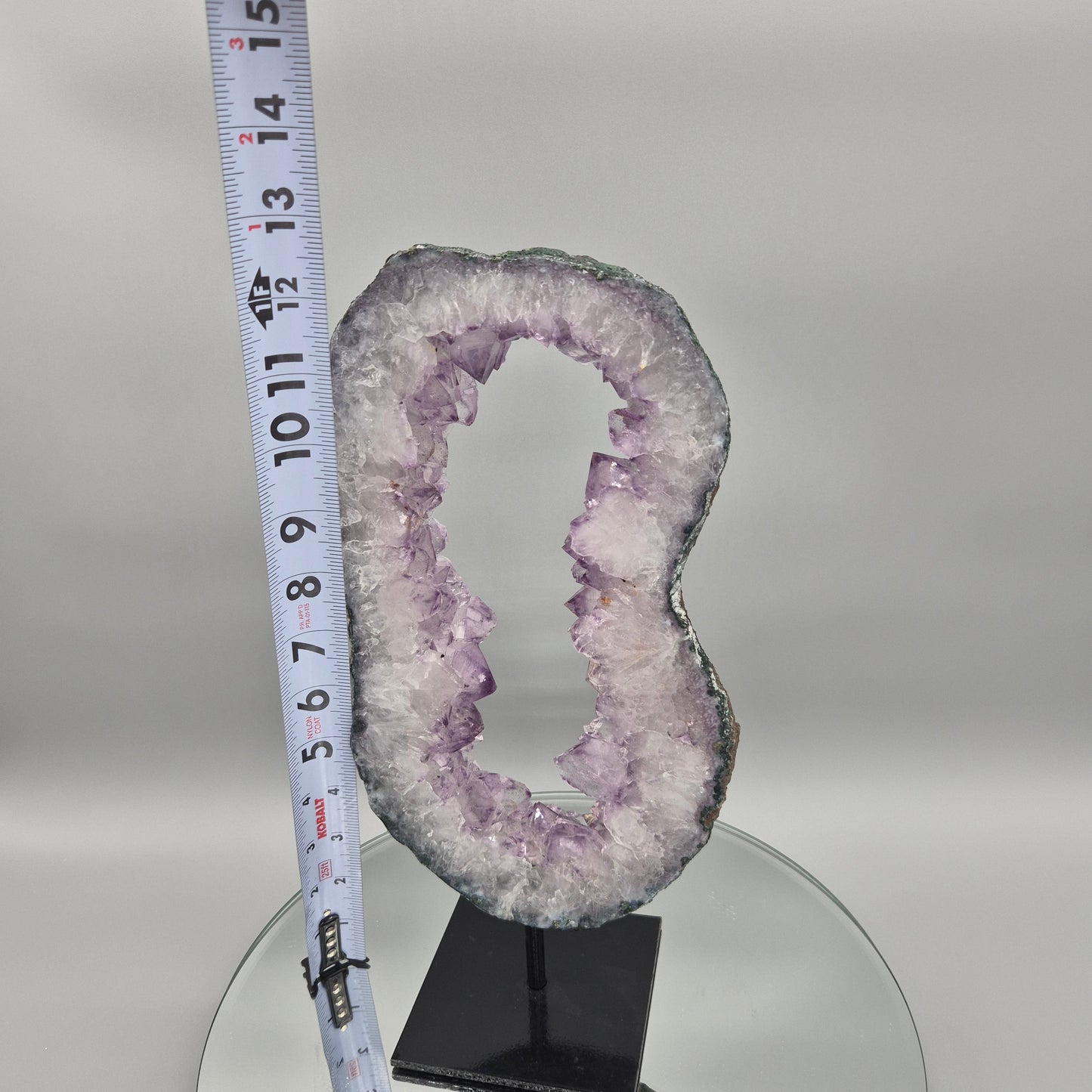 Amethyst Portal from Brazil - 12.5in Tall Natural Amethyst Crystal Portal  4.04 lb Crystal Hoarder