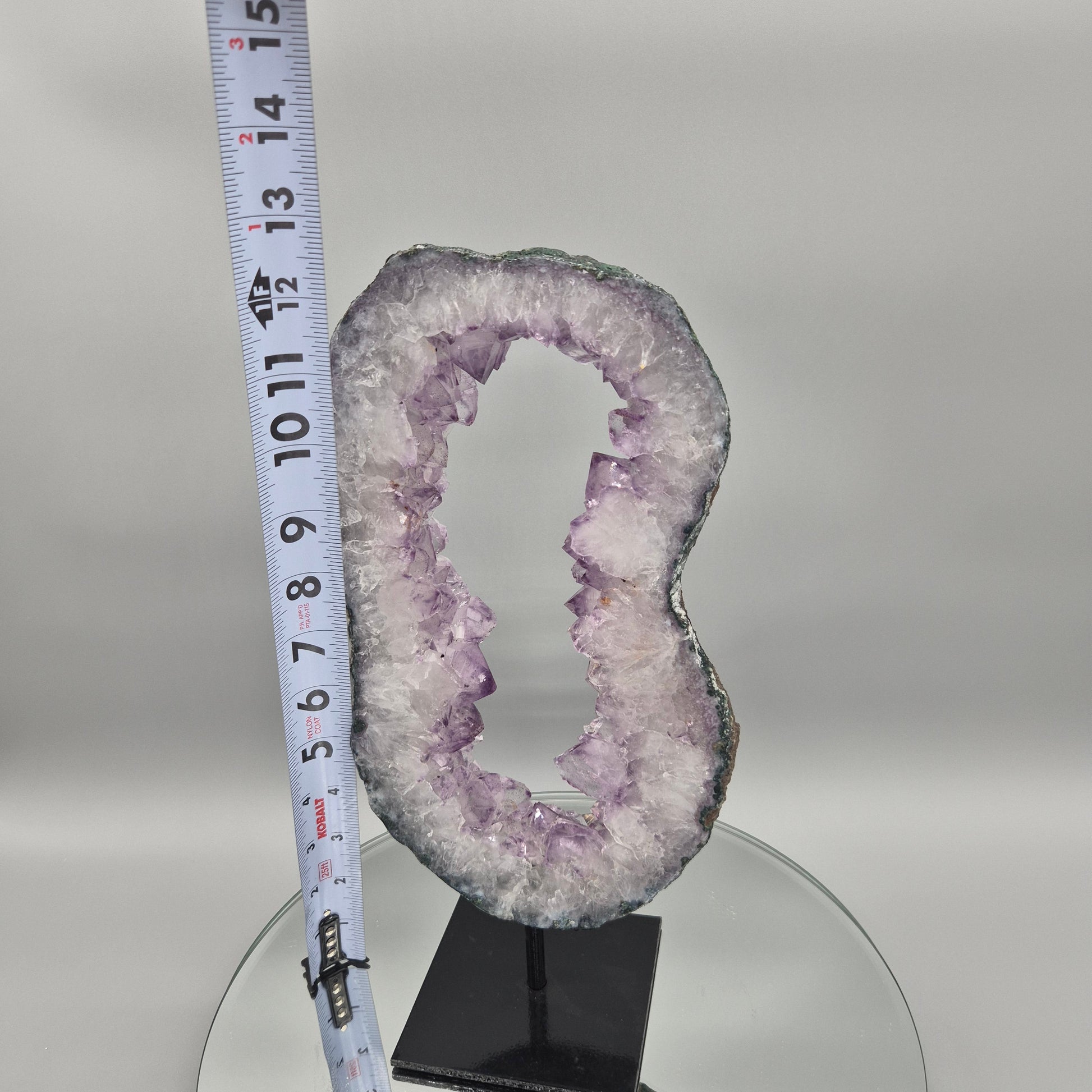 Amethyst Portal from Brazil - 12.5in Tall Natural Amethyst Crystal Portal  4.04 lb Crystal Hoarder