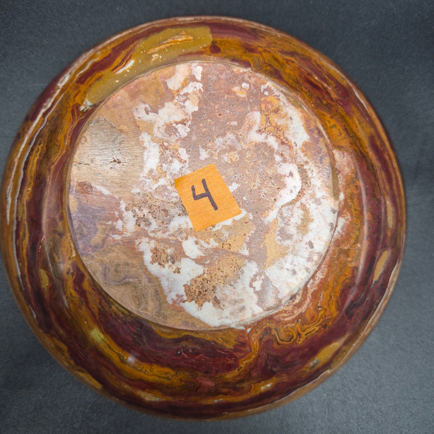 8 inch Polished Green Onyx Bowl | Natural Stone Crystal Dish | 2.5 inch Tall | 1.5 lbs | Choose 1 of 4