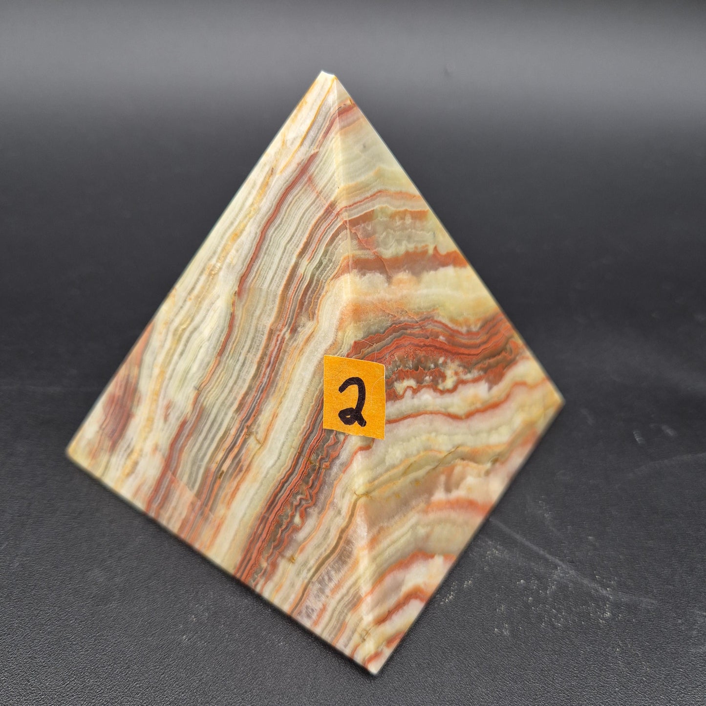 4 Inch Polished Green Onyx Pyramid | Green Onyx Decor | Crystal Pyramid | 2 lbs | Choose 1 of 4 Crystal Hoarder