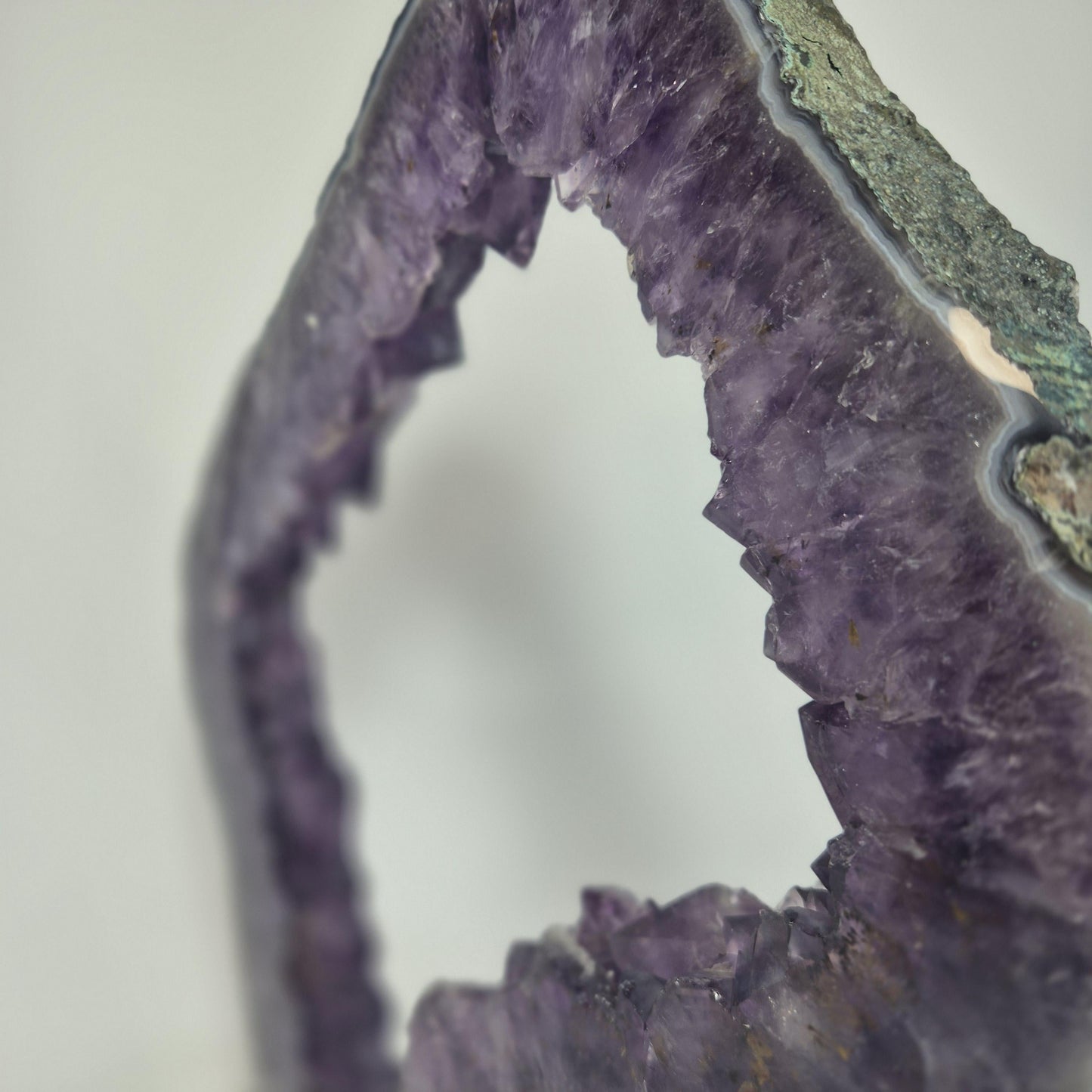AAA+ Brazilian Amethyst Portal Crystal - Polished Gemstone Crystal Hoarder