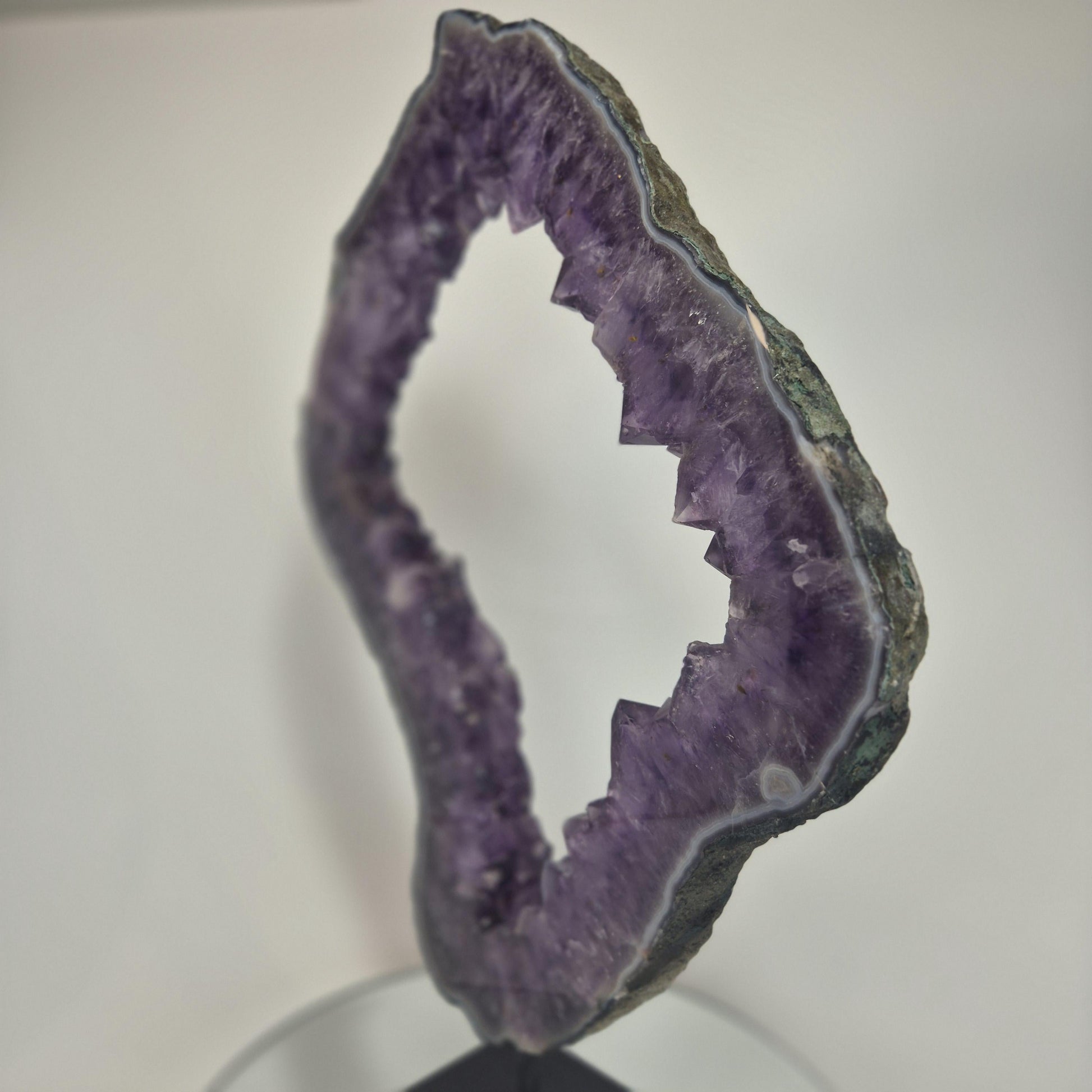 AAA+ Brazilian Amethyst Portal Crystal - Polished Gemstone Crystal Hoarder