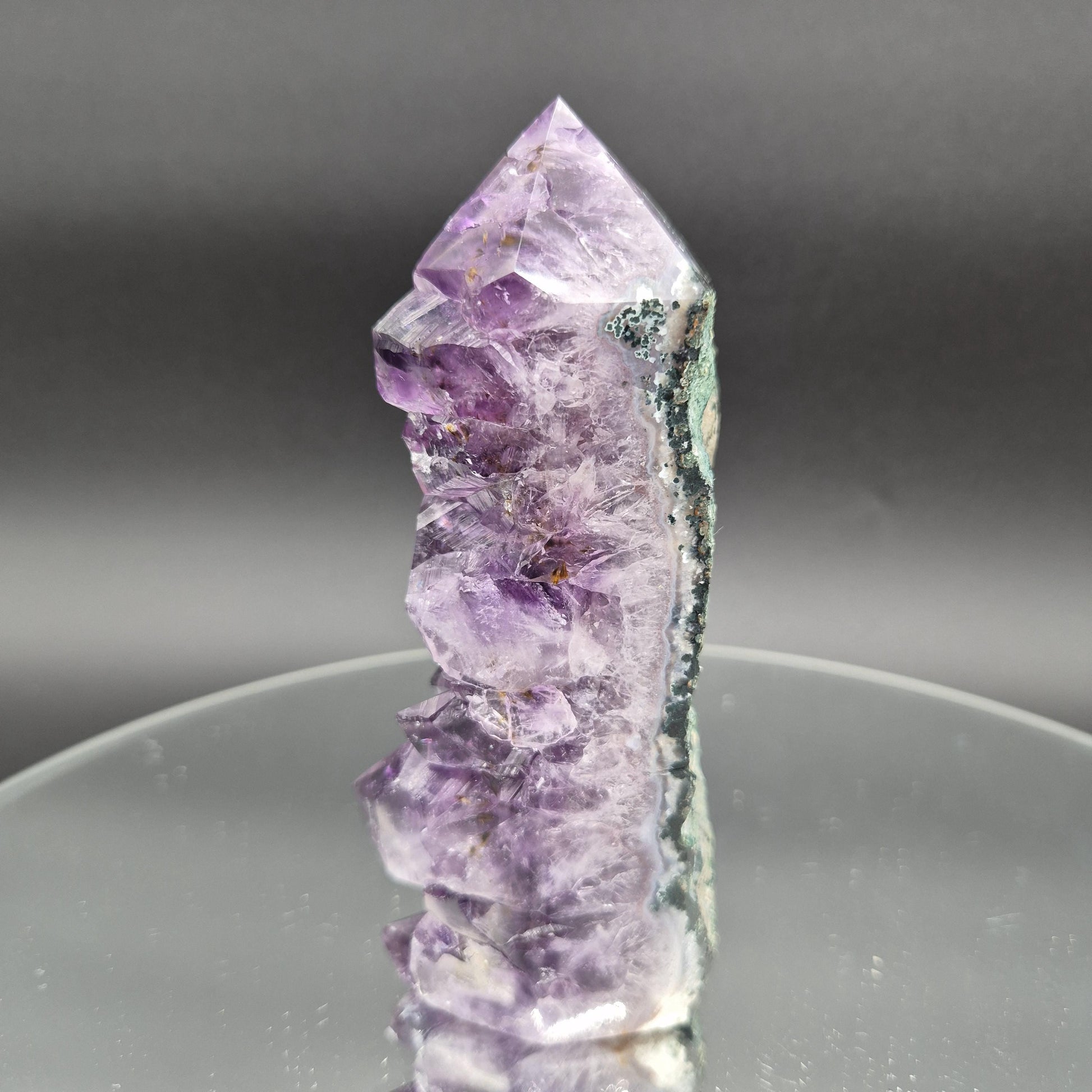 5.5 x 2 in AAA+ Raw Amethyst Tower - Brazil - 1.13 lbs - High-Quality Natural Purple Quartz Specimen - Collector Crystal Crystal Hoarder