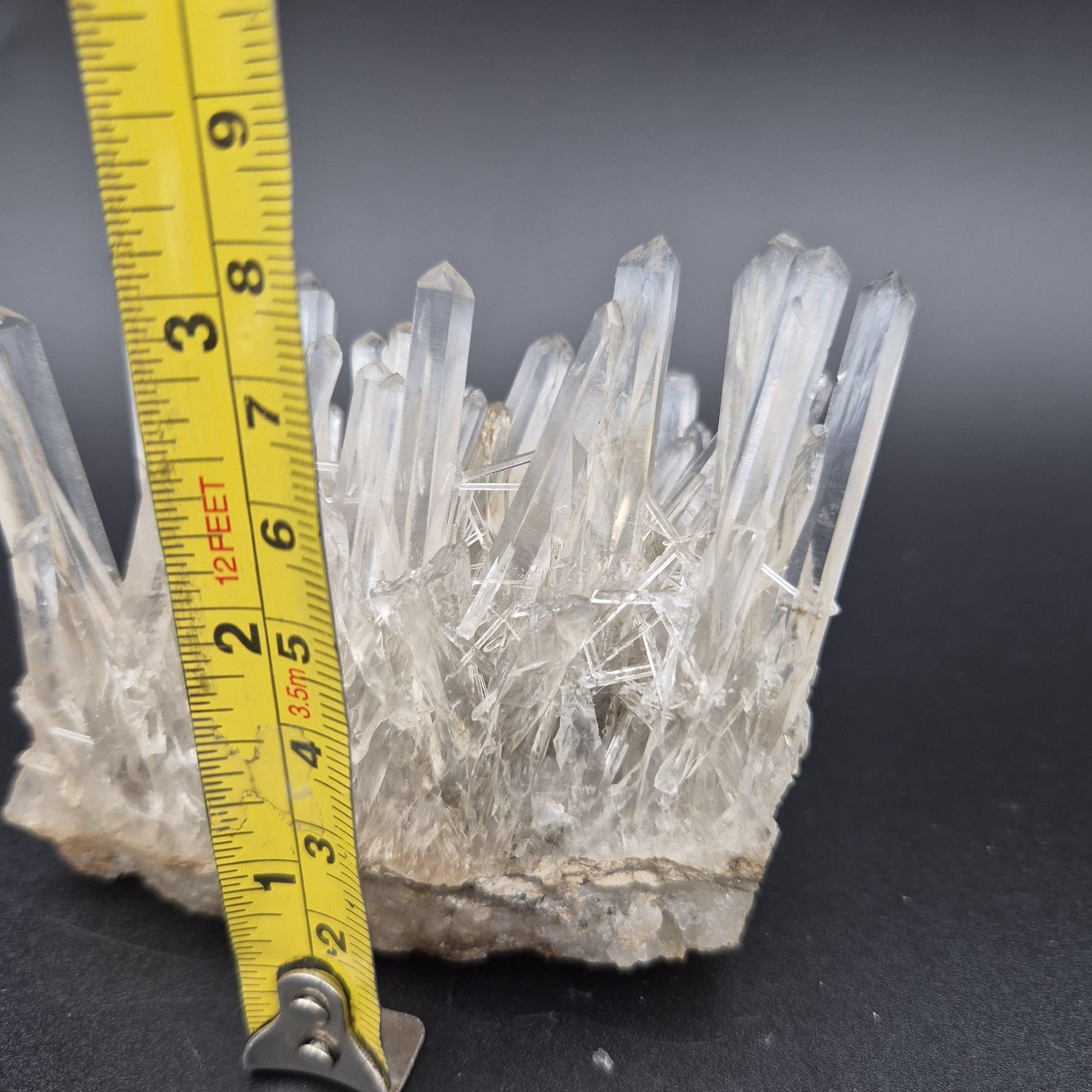 Rare AAA+ Temple Heart Starburst DOW Chrysanthemum Lemurian Quartz Cluster | Colombia | 9.28 oz Crystal Hoarder