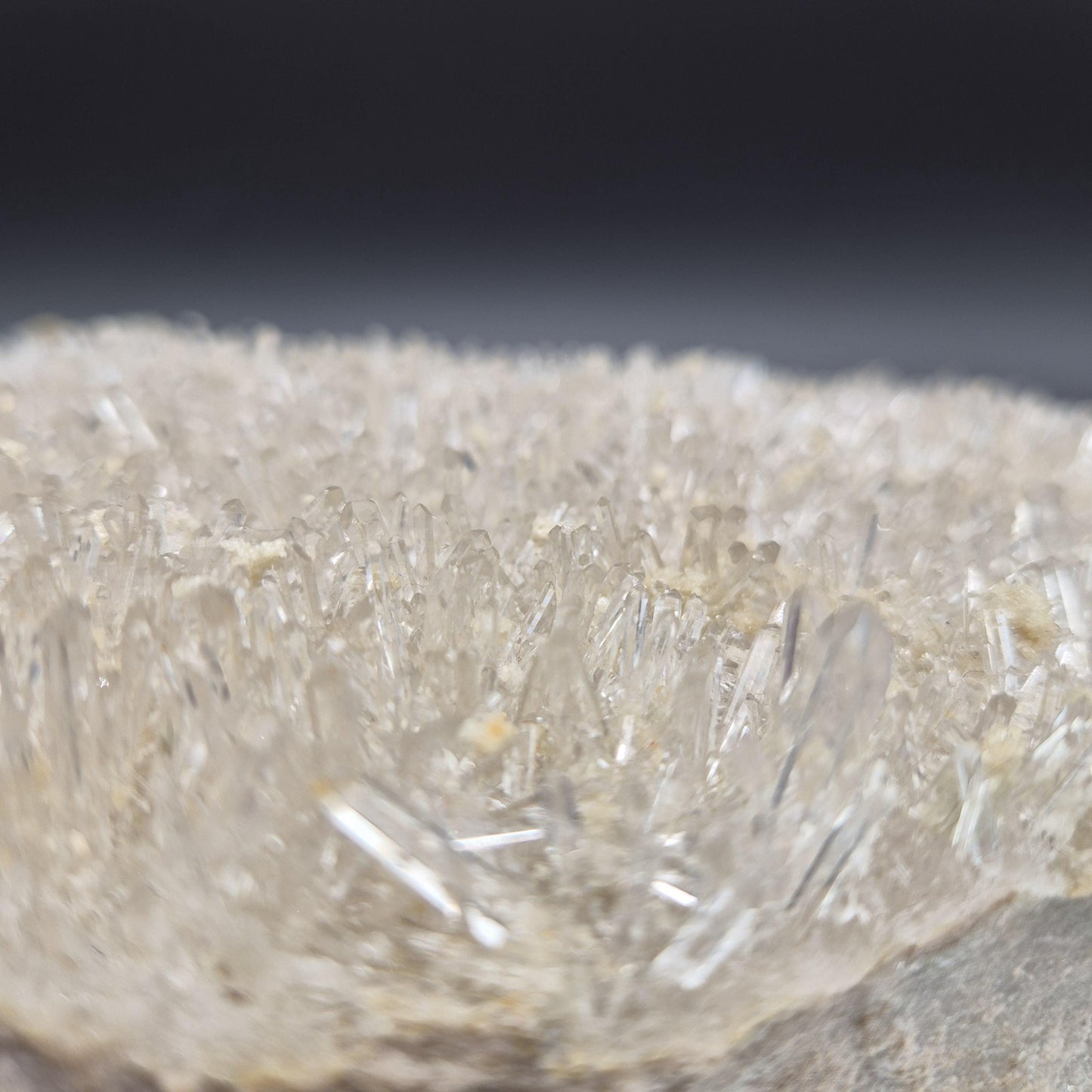 AAA+ Super Rare Lemurian Needle Quartz Plate Slab with Thousands of Needles Colombia 3.68 lbs Crystal Hoarder Crystal Hoarder