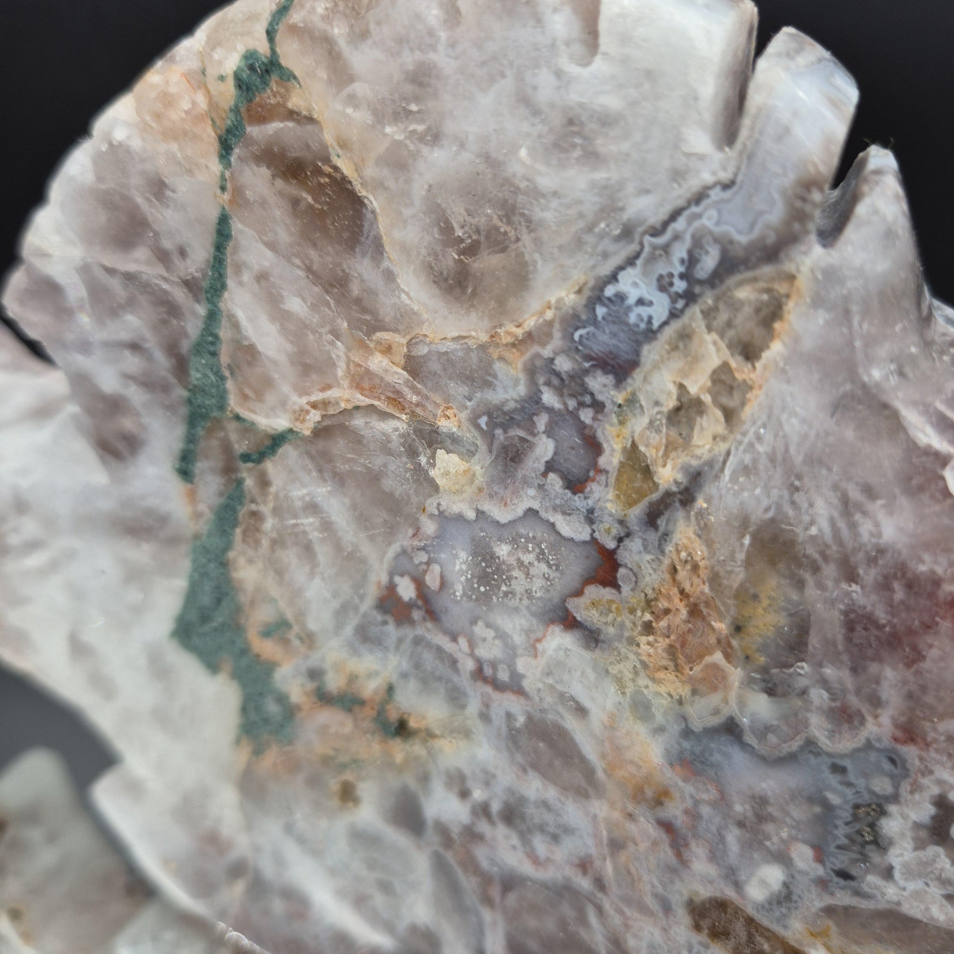 AAA+ Pink and Purple Amethyst Fish Polished Brazil - 8.5x5.5x1 - 2.89 lbs Crystal Hoarder