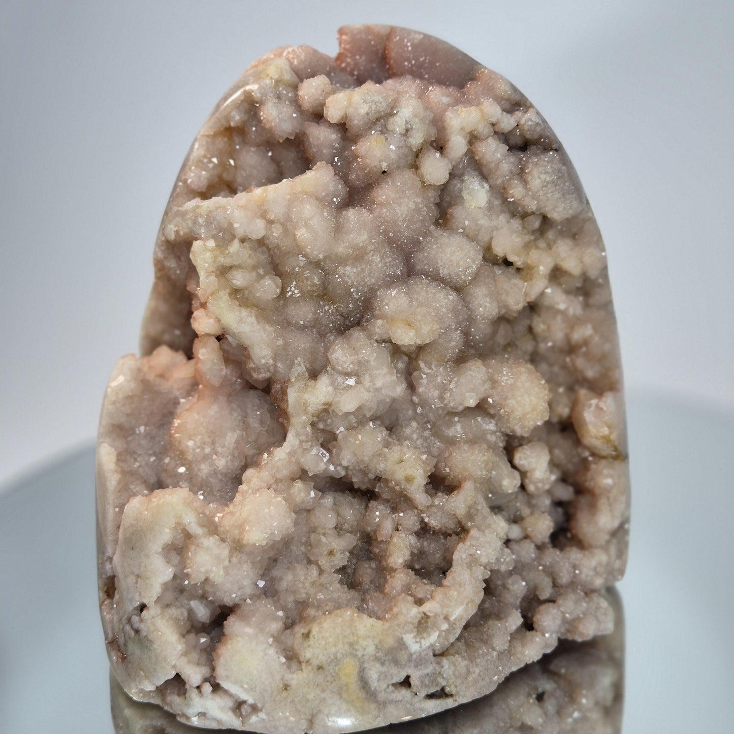 Pink Amethyst Freeform - Druzy Bubble Formation, Brazil, 6 x 5in, 6.19 lb Statement Crystal, Collector Specimen Crystal Hoarder