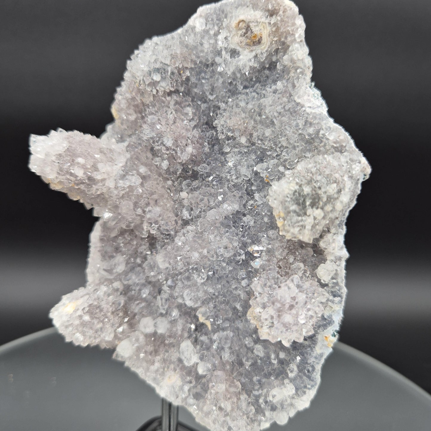 Rare Amethyst Zeolite with Stalactite Formation | 7.5 x 4in | 1.26 lb Amethyst Flower | Unique Crystal Specimen Crystal Hoarder