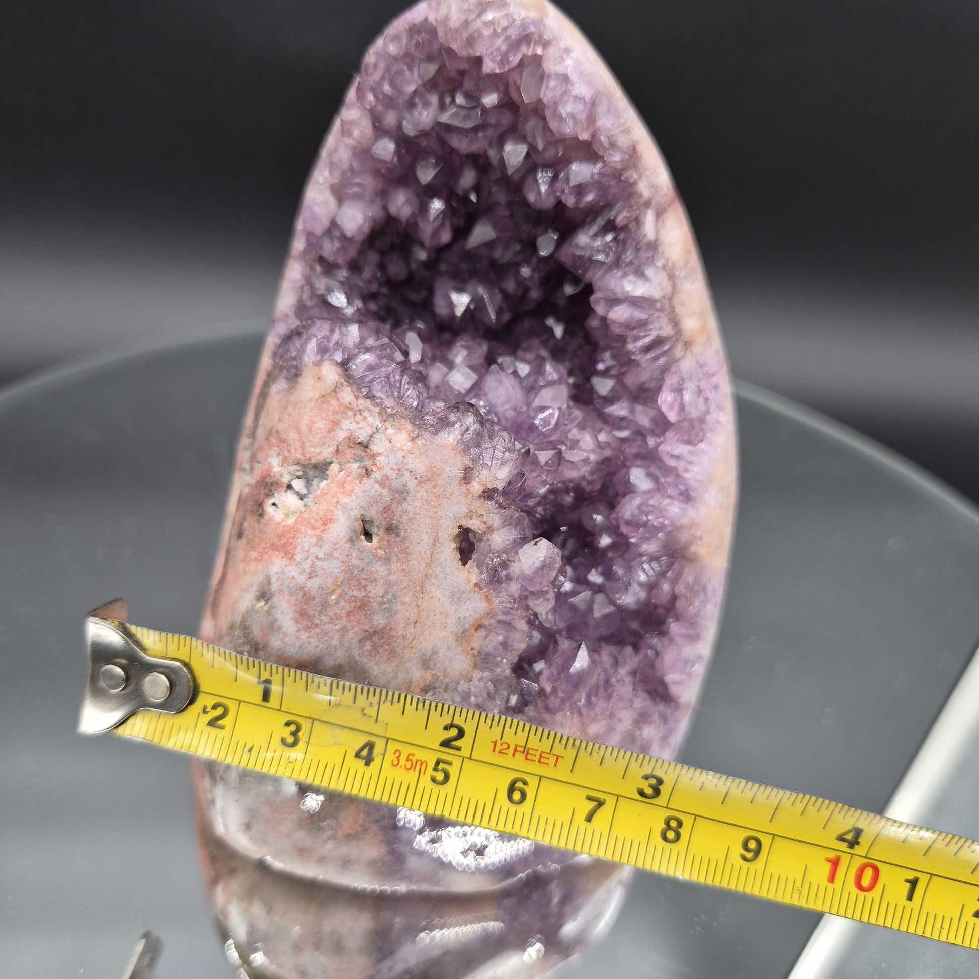AAA+ Rare Bi-Color Purple Pink Amethyst Freeform Brazil 1.84 lbs 4.5x3.5x3 Collector Crystal Crystal Hoarder