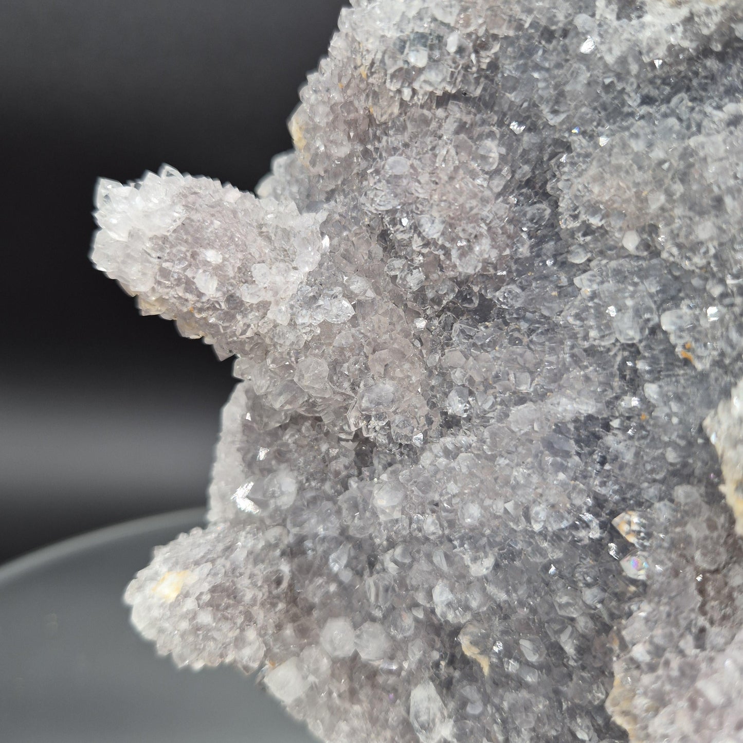 Rare Amethyst Zeolite with Stalactite Formation | 7.5 x 4in | 1.26 lb Amethyst Flower | Unique Crystal Specimen Crystal Hoarder