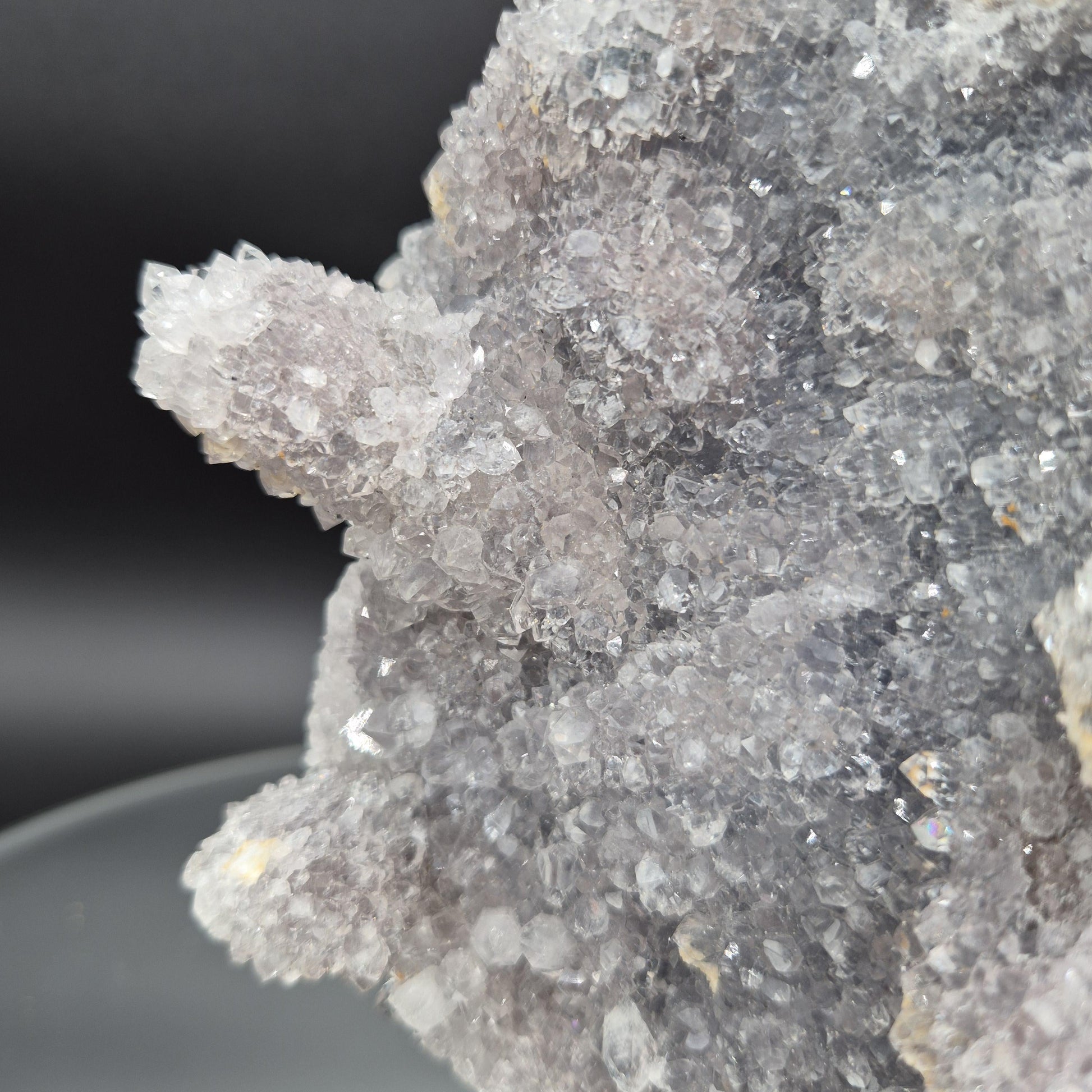 Rare Amethyst Zeolite with Stalactite Formation | 7.5 x 4in | 1.26 lb Amethyst Flower | Unique Crystal Specimen Crystal Hoarder