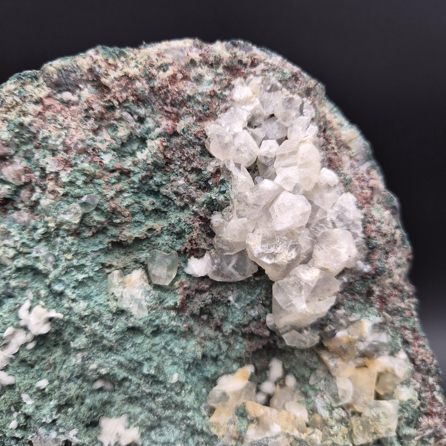 AAA Druzy Amethyst Blue Agate Cut Base UV Reactive Calcite Natural Back Brazil 8.19 lbs Crystal Hoarder