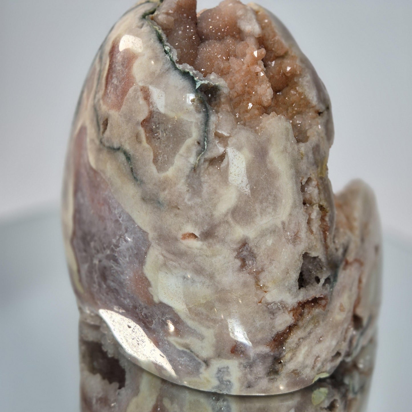 Pink Amethyst Freeform - Druzy Bubble Formation, Brazil, 6 x 5in, 6.19 lb Statement Crystal, Collector Specimen Crystal Hoarder