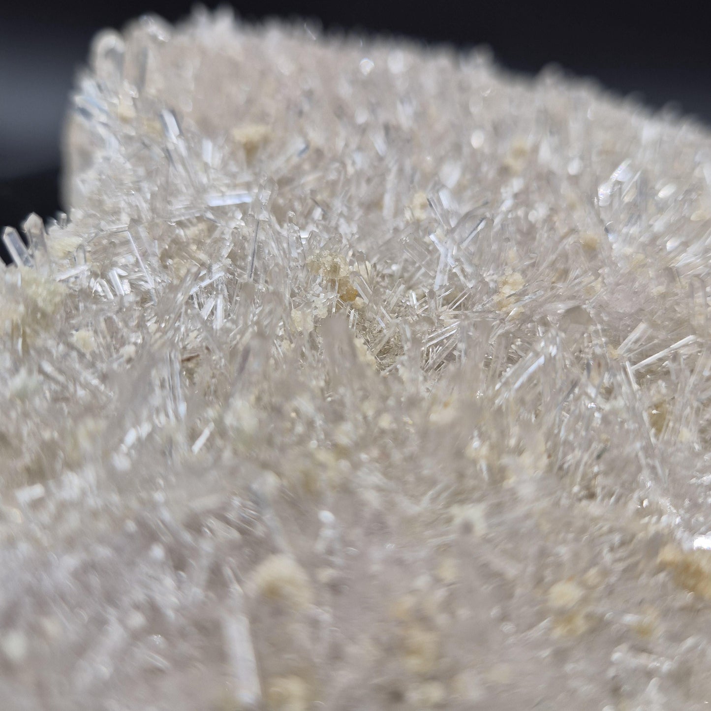 AAA+ Super Rare Lemurian Needle Quartz Plate Slab with Thousands of Needles Colombia 3.68 lbs Crystal Hoarder Crystal Hoarder